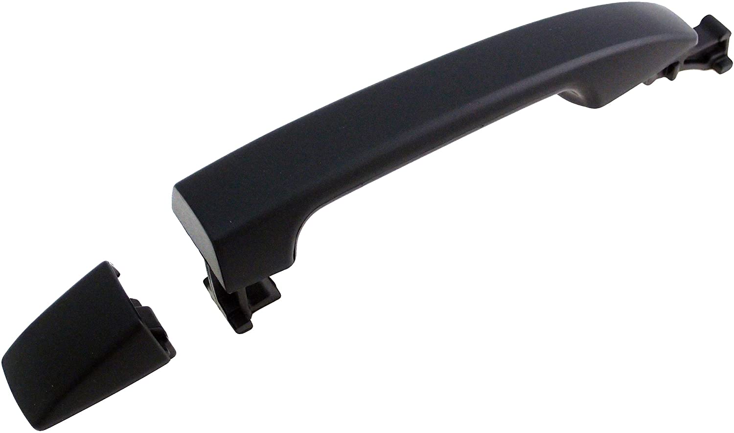 82668 Rear, Driver or Passenger Side Textured Black Exterior Door Handle, Without Key Hole, Help Series - Image 2