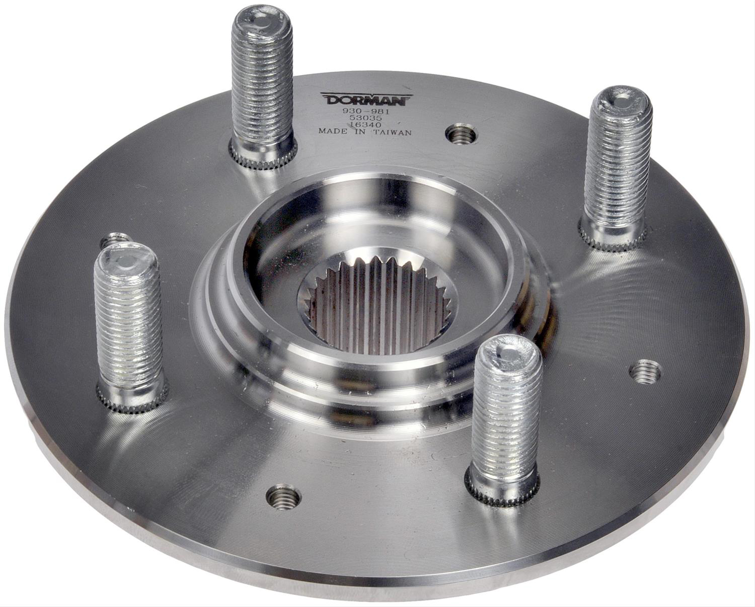 930-981 Front, Driver or Passenger Side Wheel Hub, 4 Lugs, Without Bearing, OE Solutions Series - Image 2