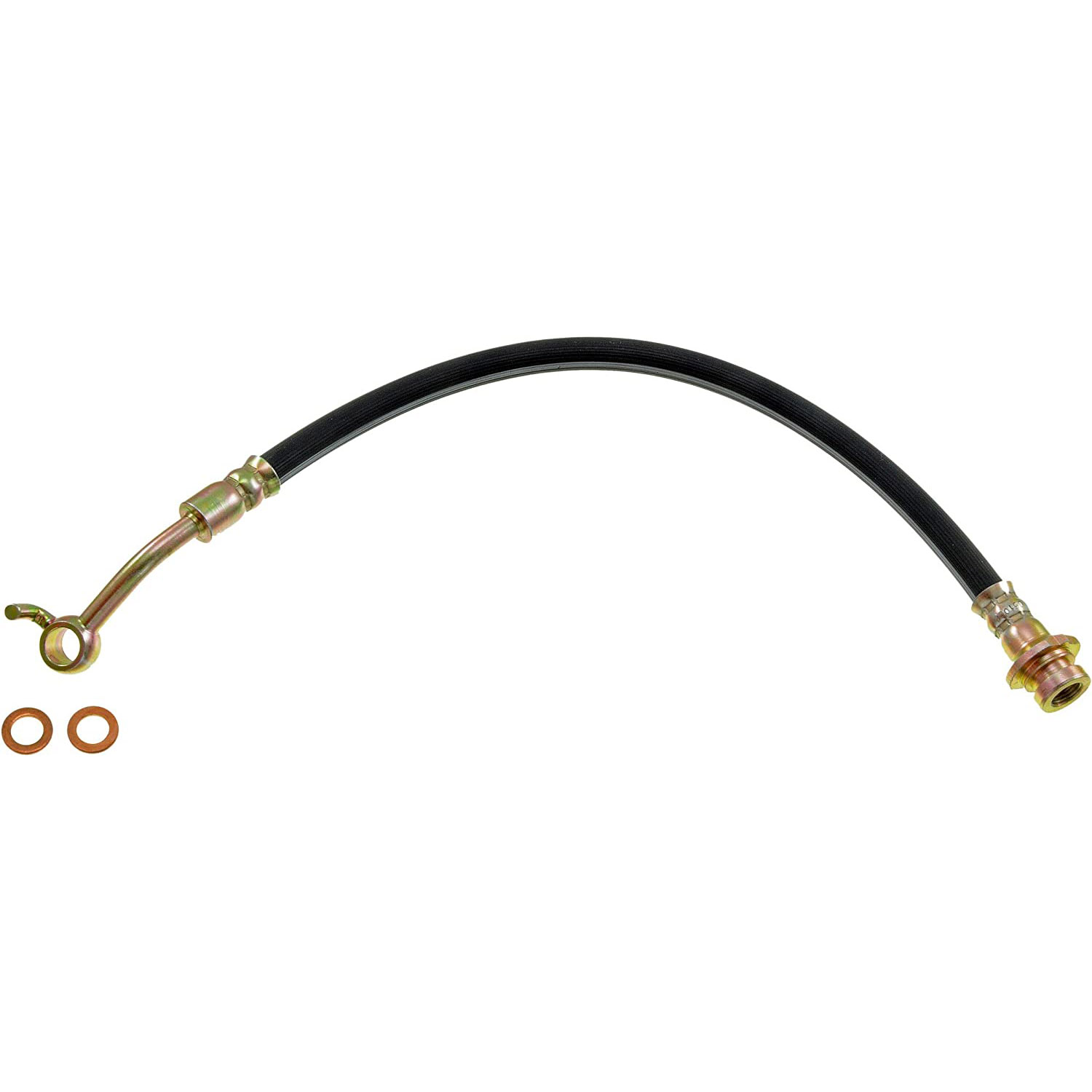 H620515 Rear, Passenger Side First Stop Series Brake Line, Metal and Rubber