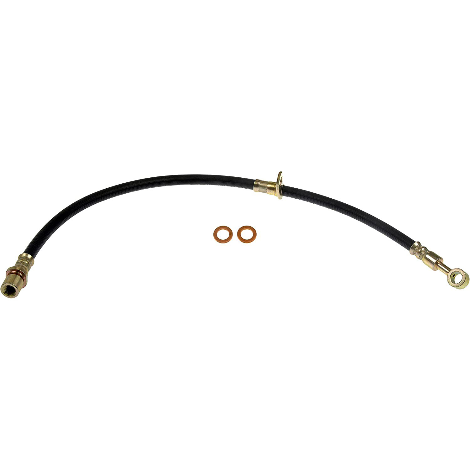 H621561 Front, Driver Side First Stop Series Brake Line, Metal and Rubber