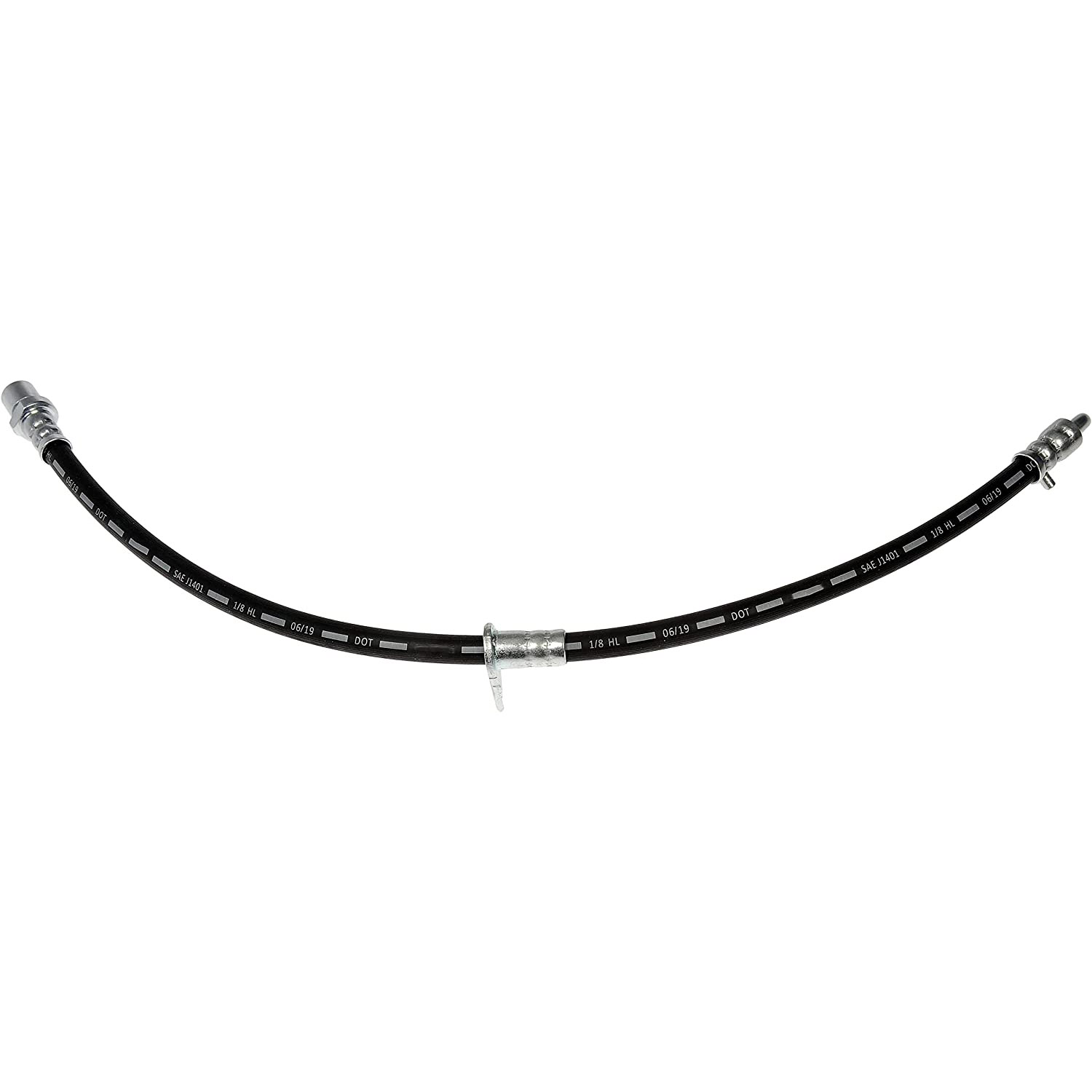 H621567 Rear, Driver Side First Stop Series Brake Line, Metal and Rubber - Image 2