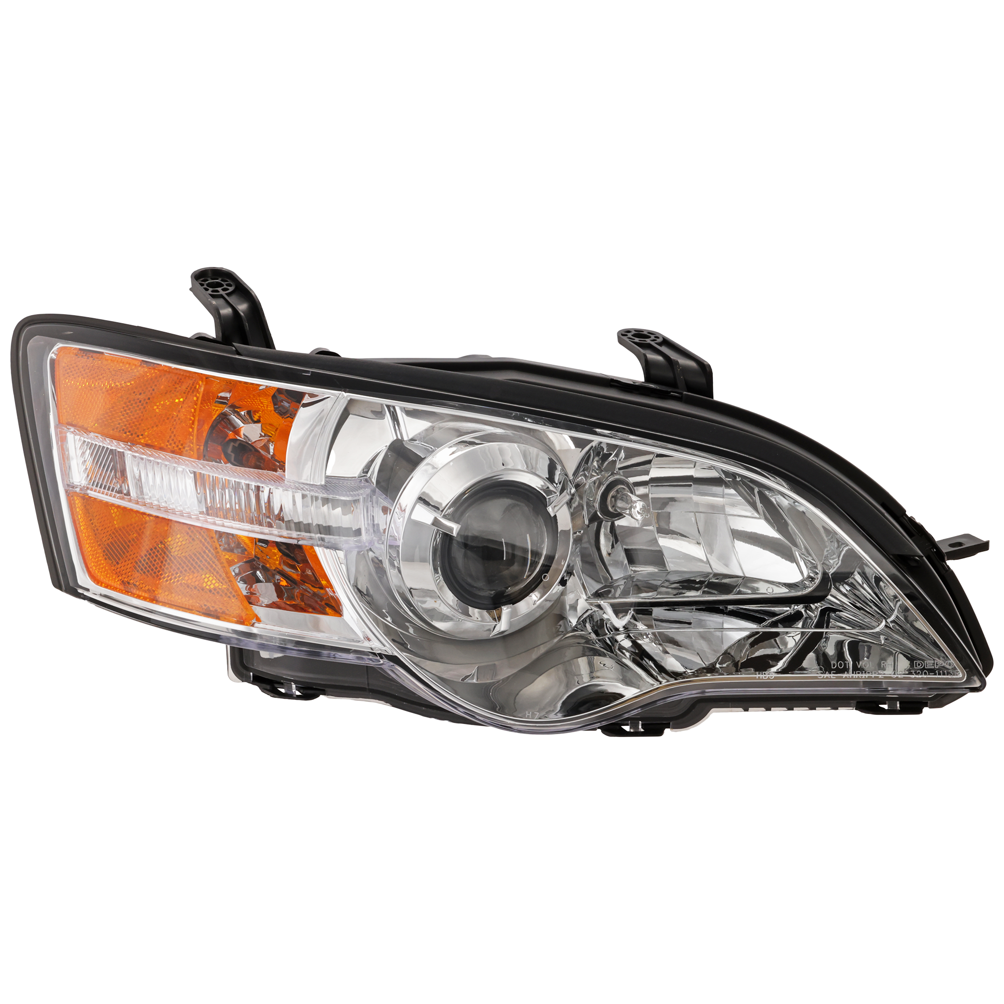 Passenger Side Headlight, with Bulb, Halogen, Clear Lens - Image 2