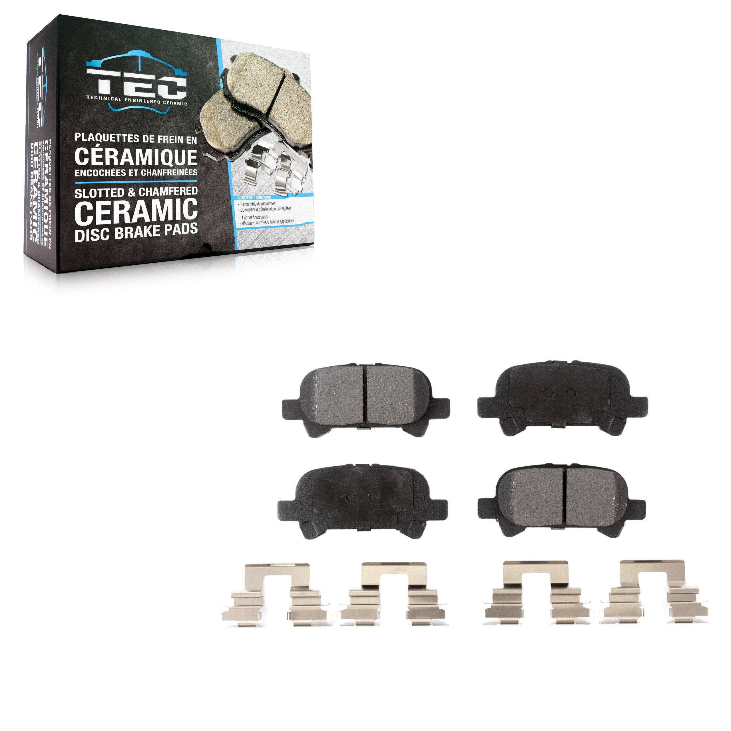 Rear Ceramic Disc Brake Pads TEC-828 For Toyota Camry Solara Avalon