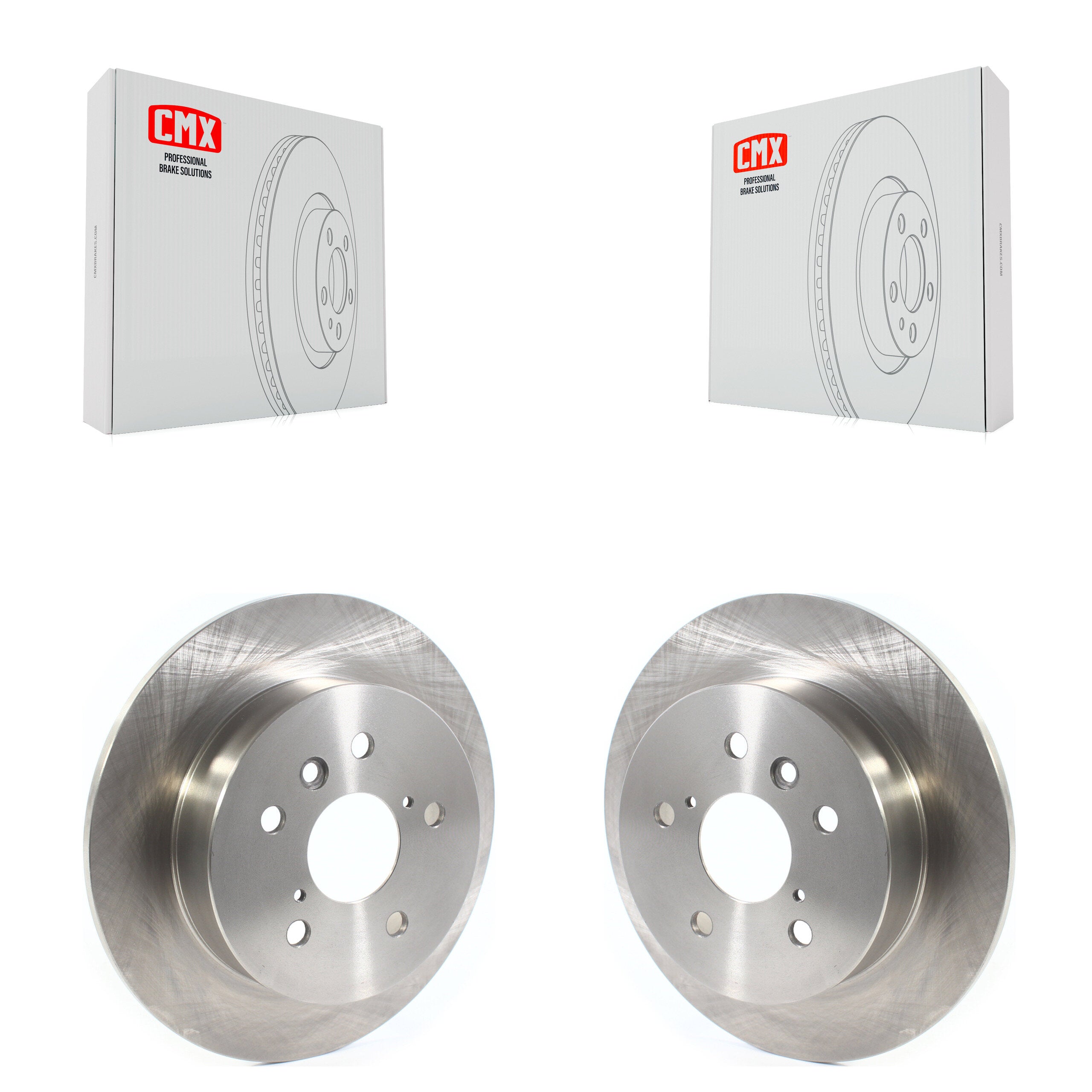 Rear Disc Brake Rotors Pair For Toyota Camry K8-101795