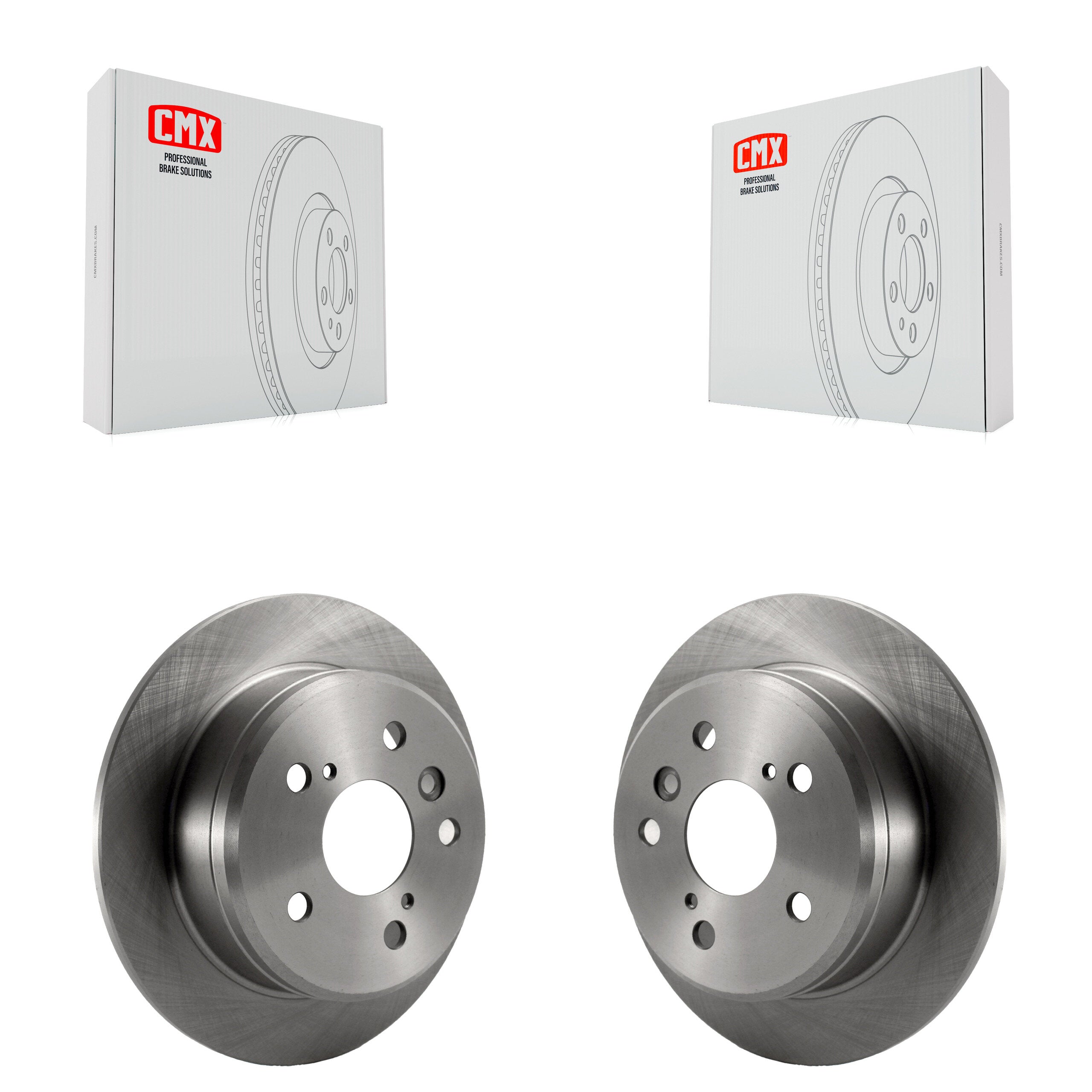 Rear Disc Brake Rotors Pair For Toyota Camry Lexus ES300 Solara K8-100723