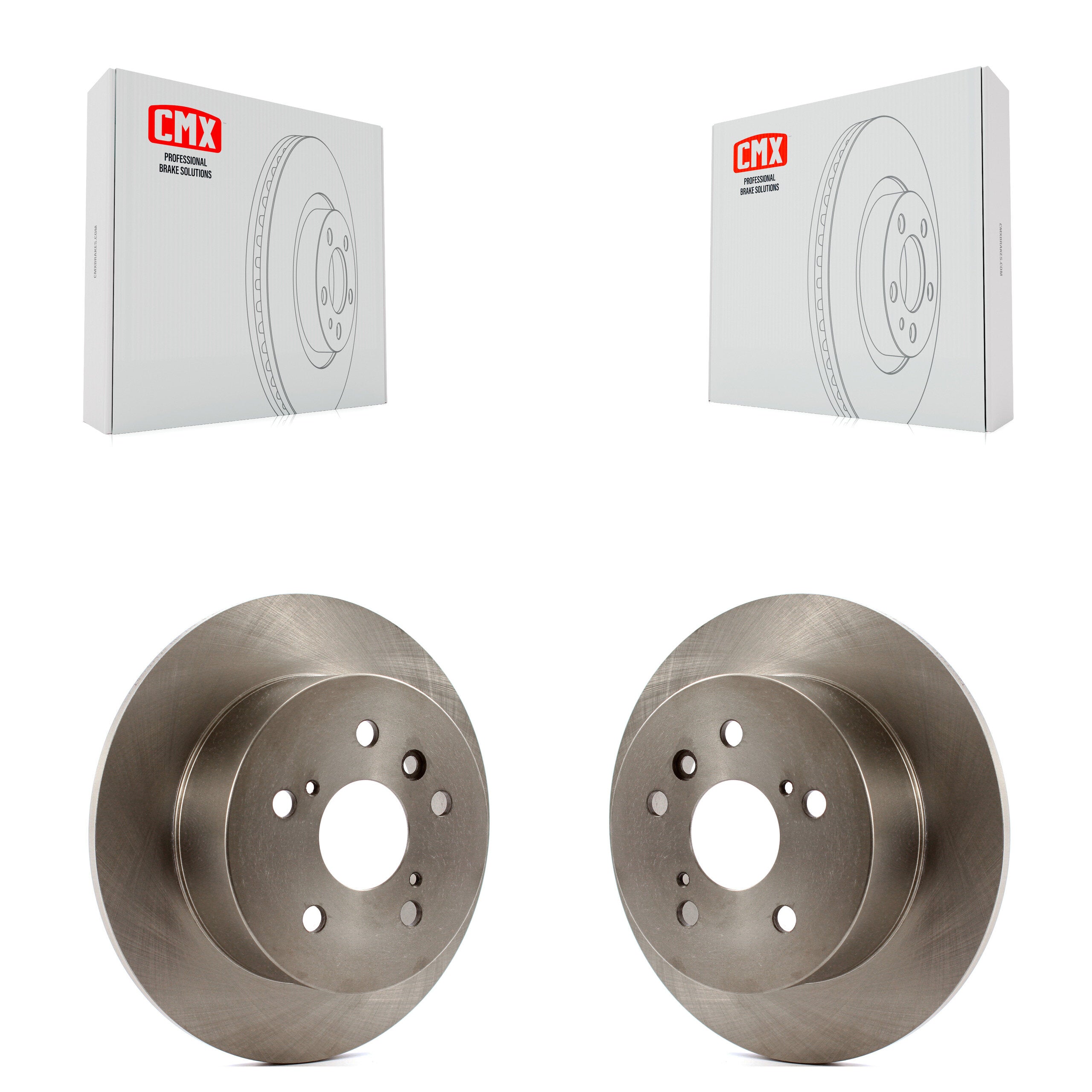 Rear Disc Brake Rotors Pair For Toyota Camry Lexus ES350 Avalon K8-100840