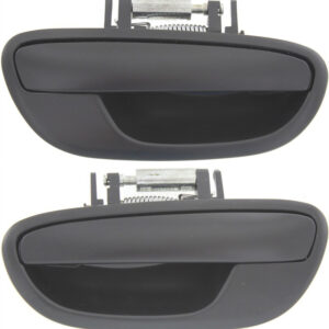 Rear, Driver and Passenger Side Primed Exterior Door Handle, Without Key Hole