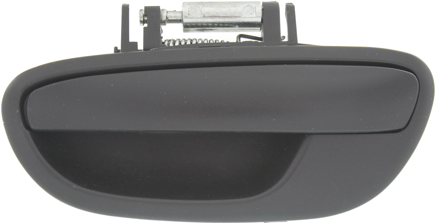 Rear, Driver Side Textured Black Exterior Door Handle, Without Key Hole