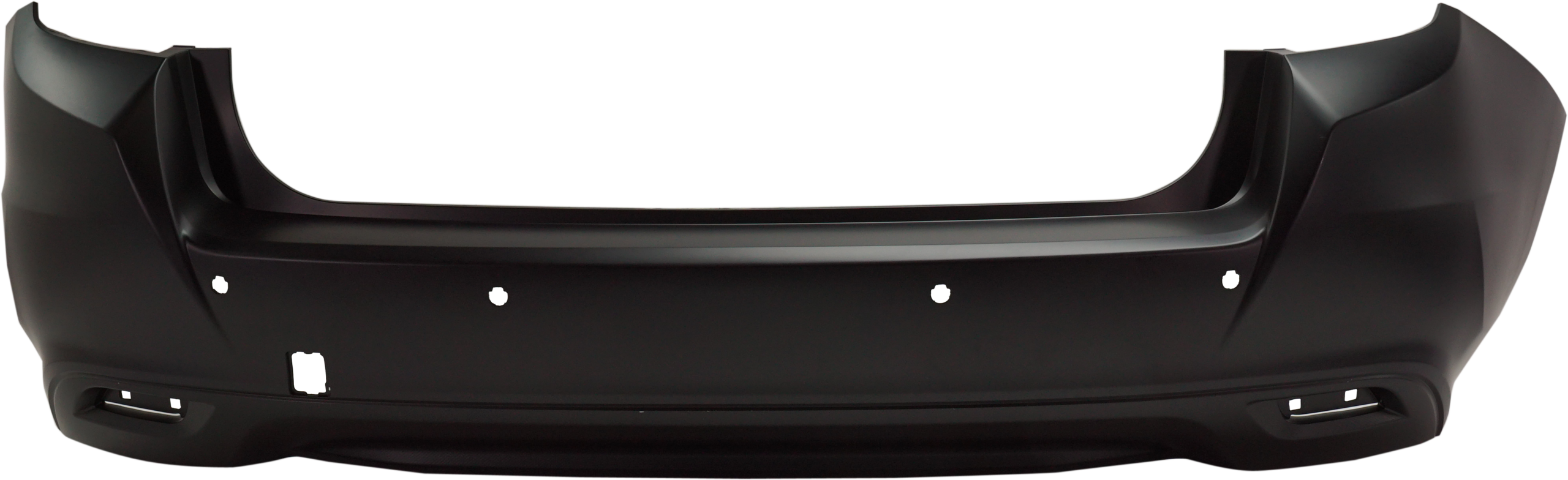 Rear Primed Bumper Cover 2.0L, 4Cyl, With parking aid sensor holes