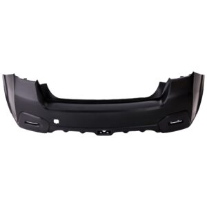 Rear Primed Bumper Cover 2.0L, 4Cyl, Without parking aid sensor holes, CAPA Certified