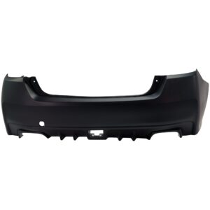 Rear Primed Bumper Cover 2.5L, 4Cyl, CAPA Certified
