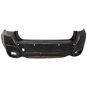 Rear Primed Bumper Cover, With parking aid sensor holes