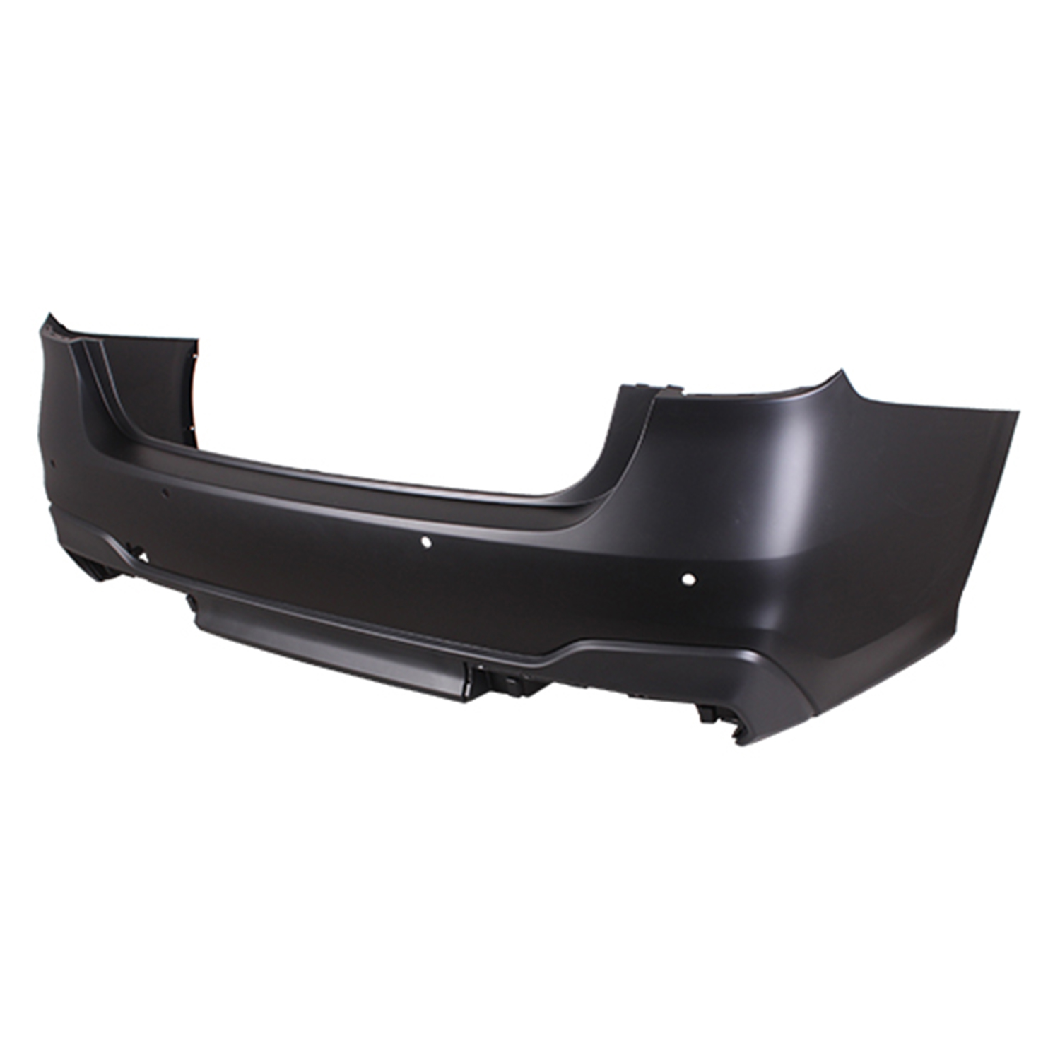 Rear Primed Bumper Cover, With parking aid sensor holes, CAPA Certified