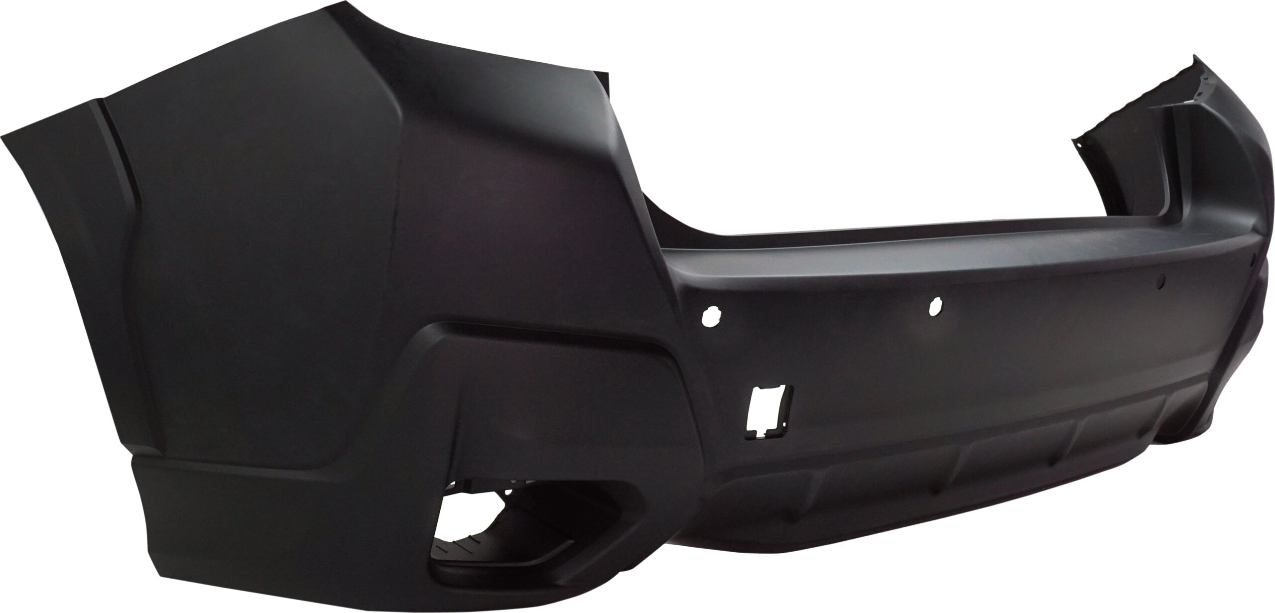 Rear Primed Bumper Cover, With parking aid sensor holes, CAPA Certified