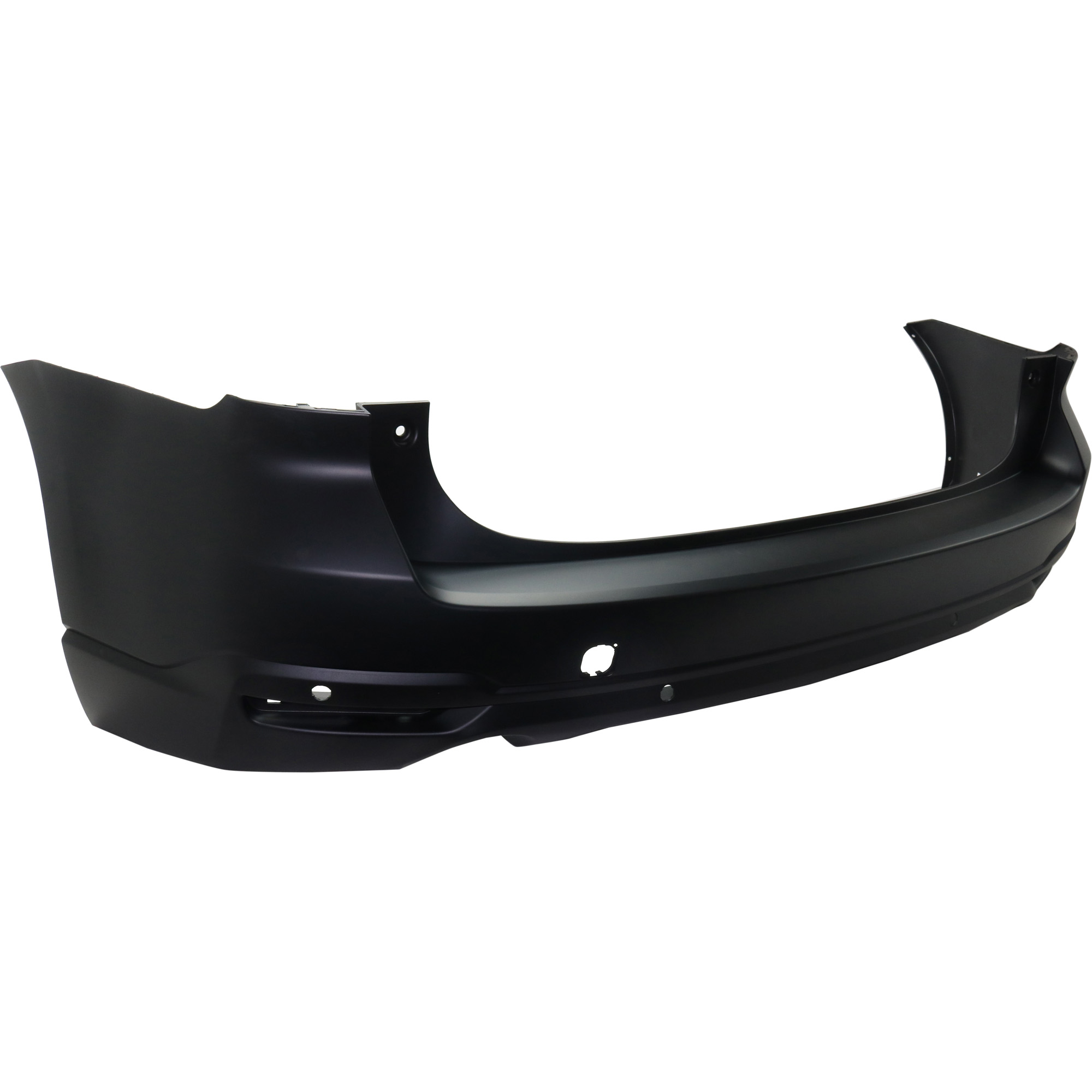 Rear Primed Bumper Cover, With parking aid sensor holes, CAPA Certified