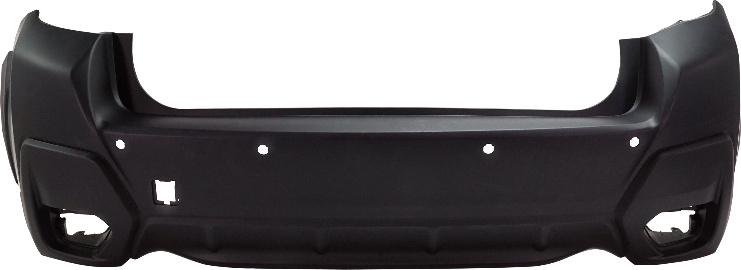Rear Primed Bumper Cover, With parking aid sensor holes, CAPA Certified