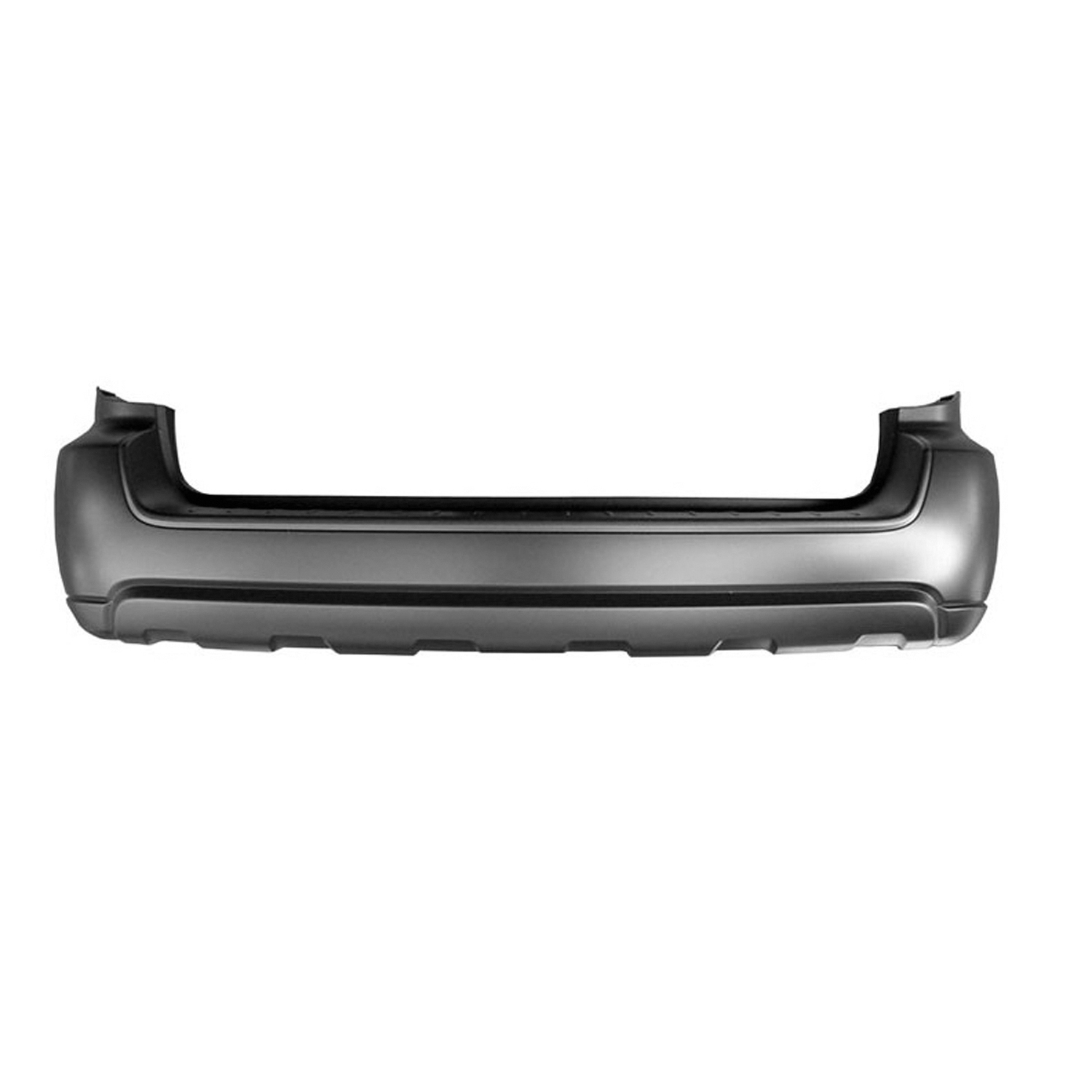 Rear Primed Bumper Cover, With parking aid sensor holes, CAPA Certified
