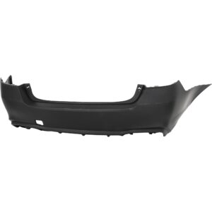 Rear Primed Bumper Cover, without Mounting Bracket, For Models without Object Sensor Holes