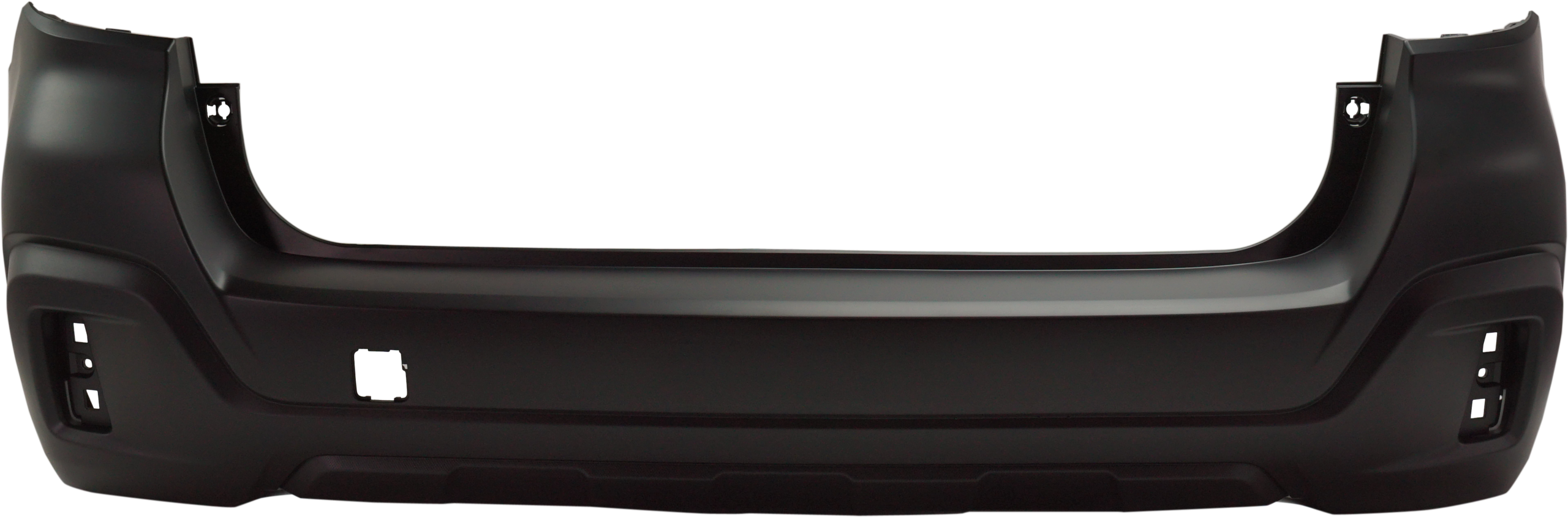 Rear Primed Bumper Cover, Without Object Sensor Hole
