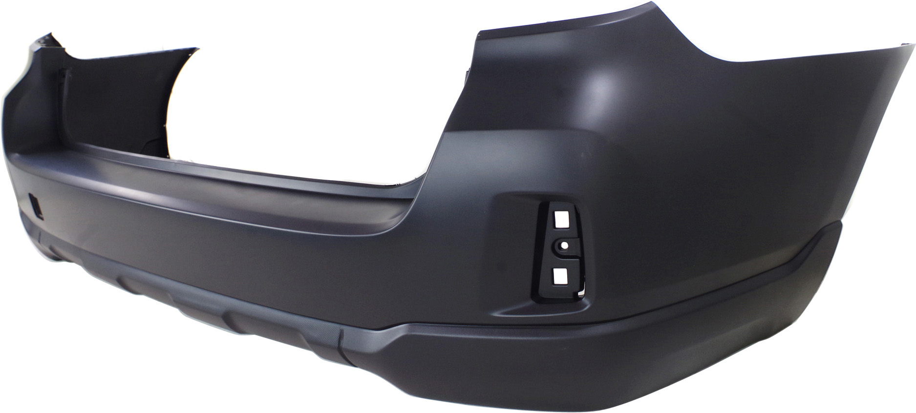 Rear Primed Bumper Cover, Without Parking Aid Sensor Holes