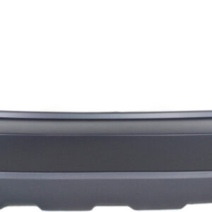 Rear Primed Bumper Cover, Without parking aid sensor holes