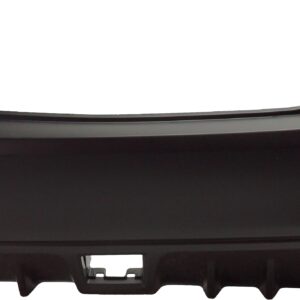 Rear Primed Bumper Cover, Without parking aid sensor holes