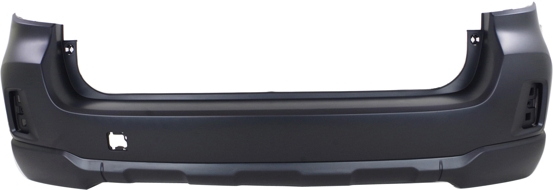 Rear Primed Bumper Cover, Without Parking Aid Sensor Holes