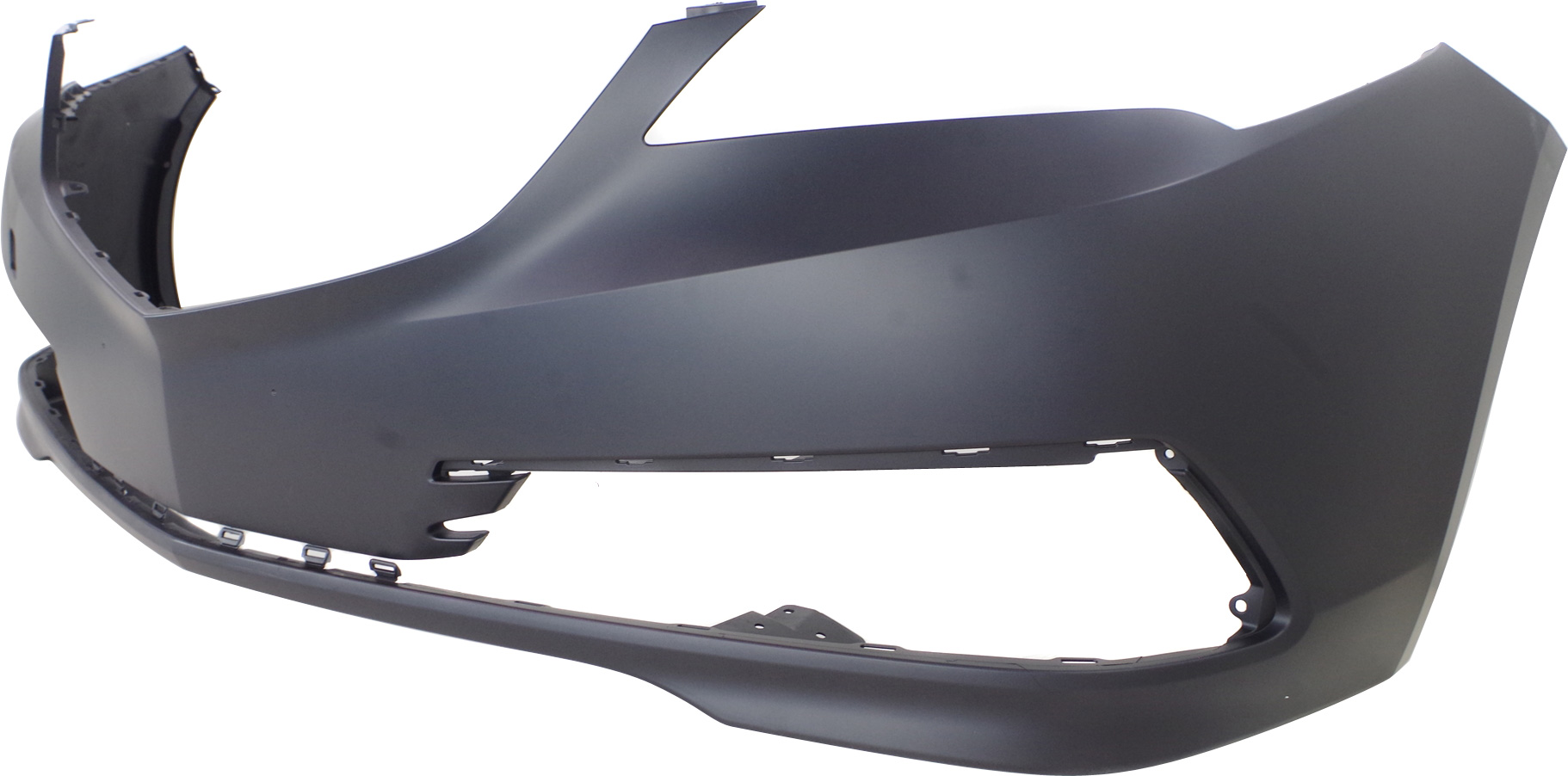Front Primed Bumper Cover, Without Parking Aid Sensor Holes - Image 2