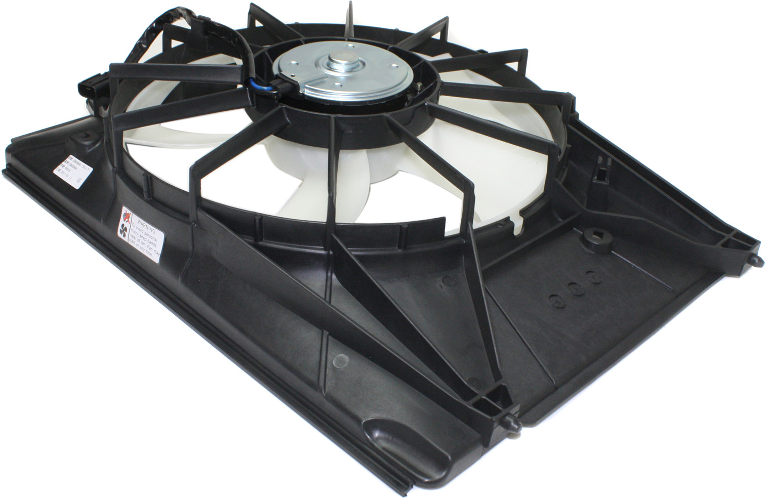 A/C Condenser Fan - Driver Side Fan Blade, Motor and Shroud - Image 2