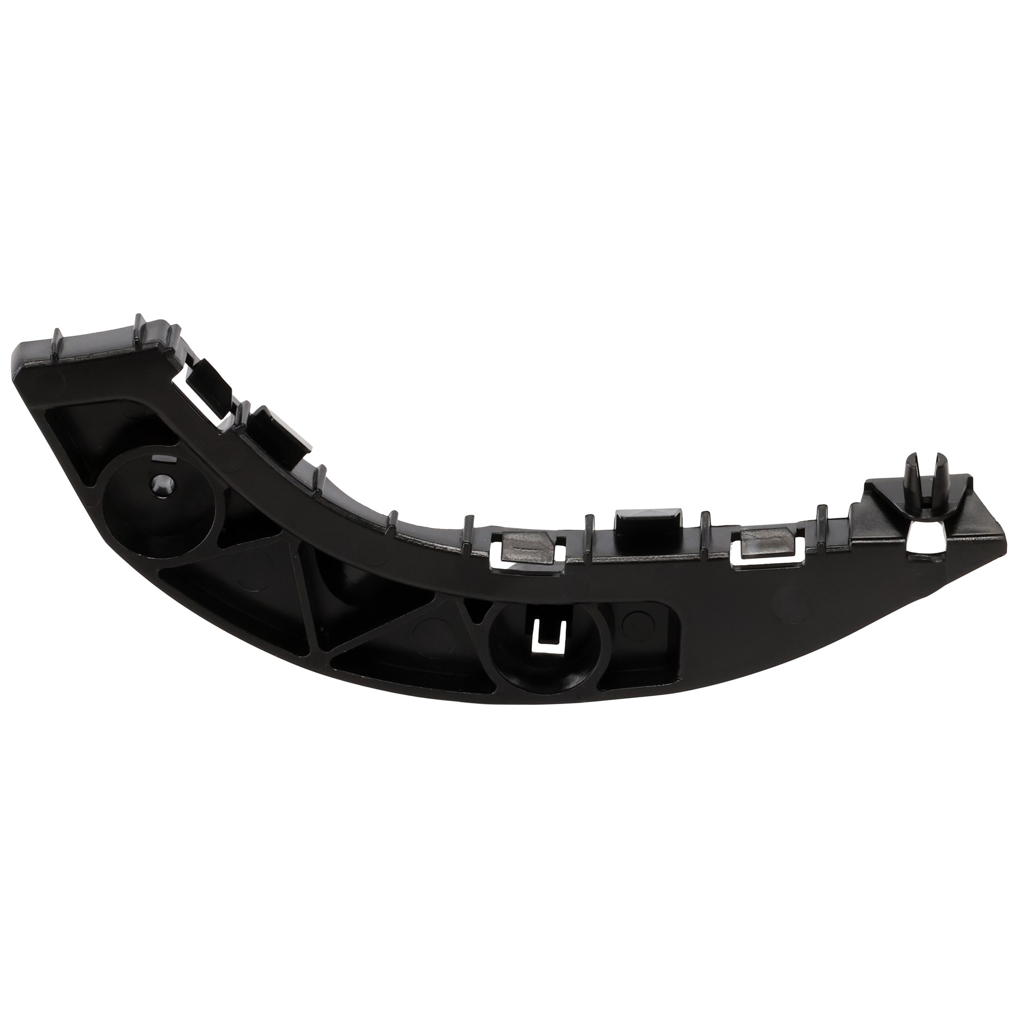 Front, Driver Side Bumper Bracket, Plastic, Under Fender, Sedan