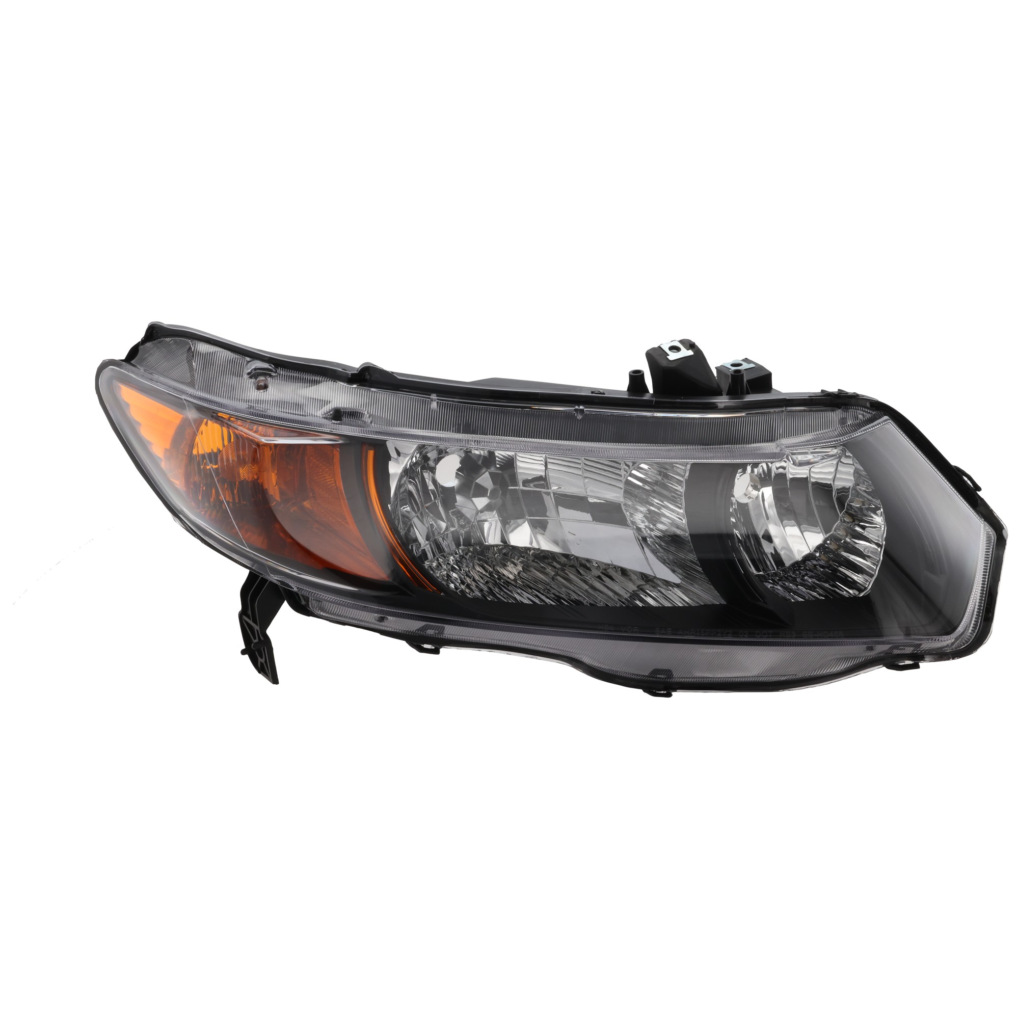 Passenger Side Halogen Headlight, Without bulb(s), DX/EX/LX Models, 4 Cyl., 1.8L Engine, 2-Door, Coupe
