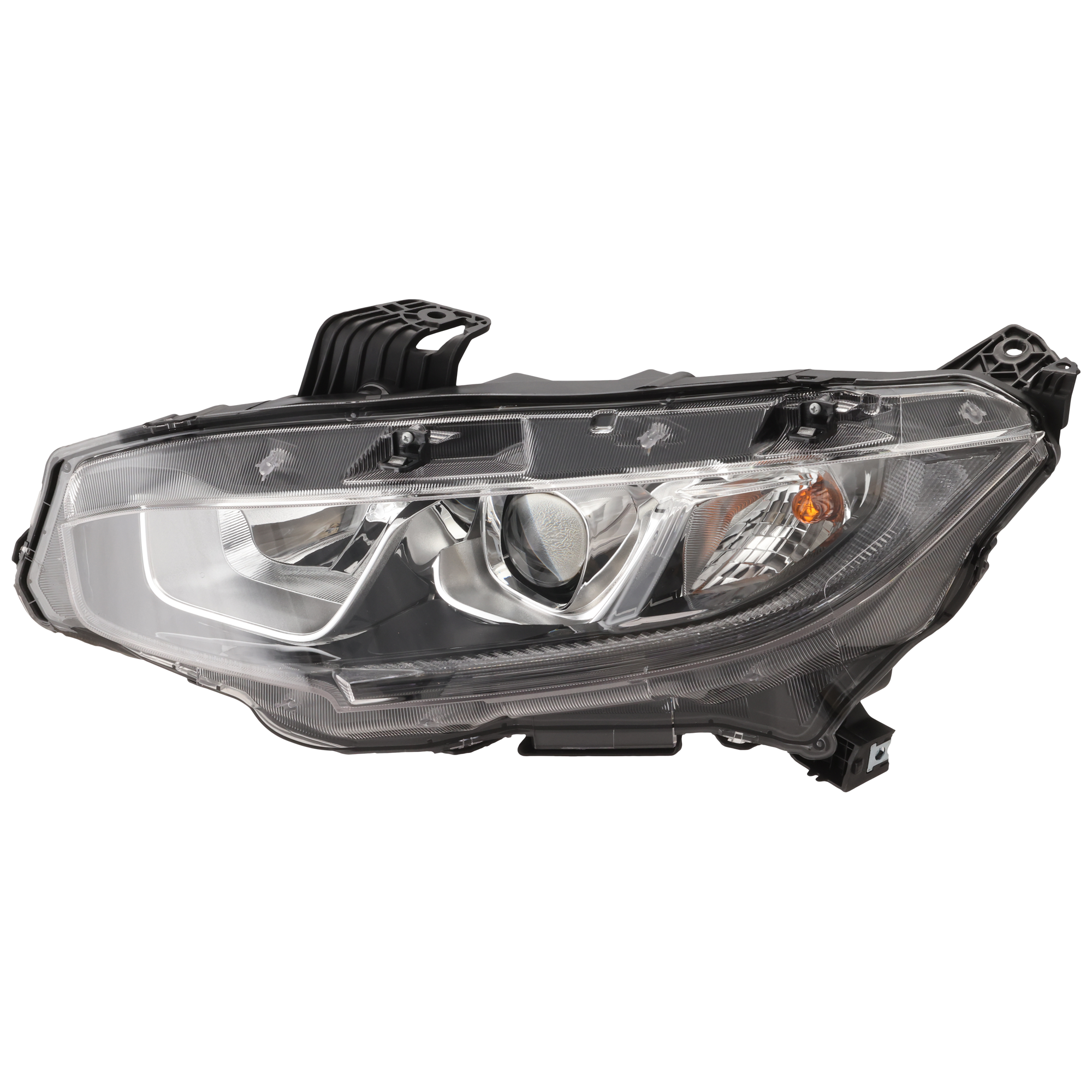 Driver Side Halogen Headlight, With bulb(s), OE Replacement, CAPA CERTIFIED - Image 2