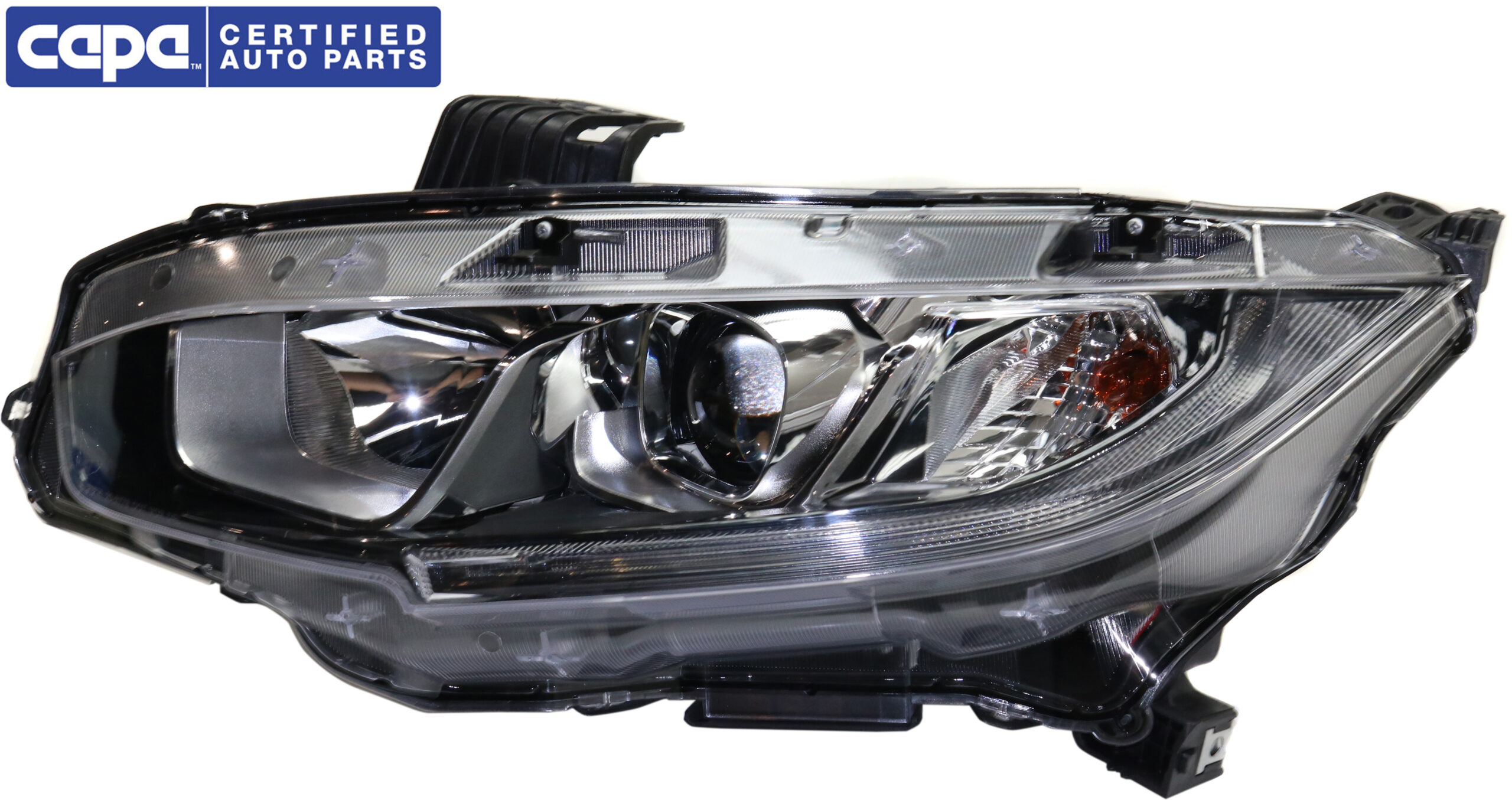 Driver Side Halogen Headlight, With bulb(s), OE Replacement, CAPA CERTIFIED - Image 4