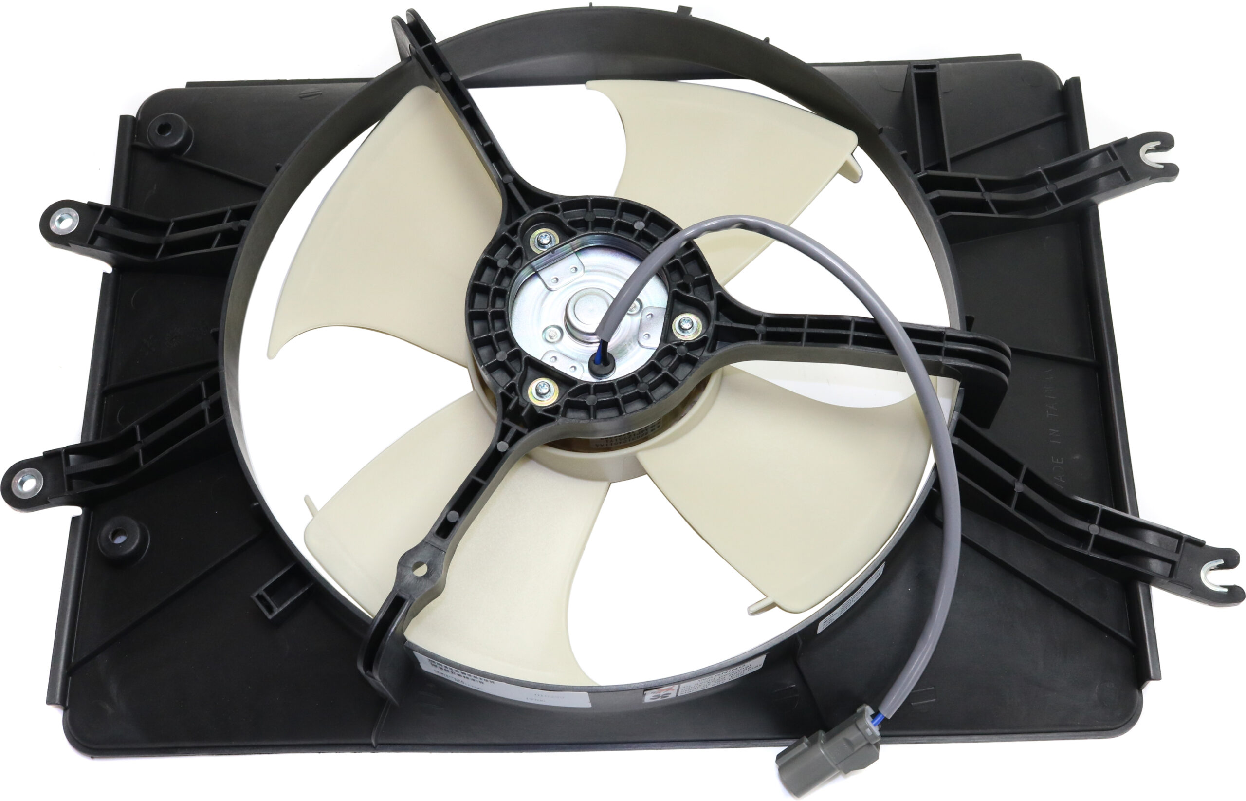 OE Replacement A/C Condenser Fan Passenger Side, 3.5L, 6Cyl, Single fan