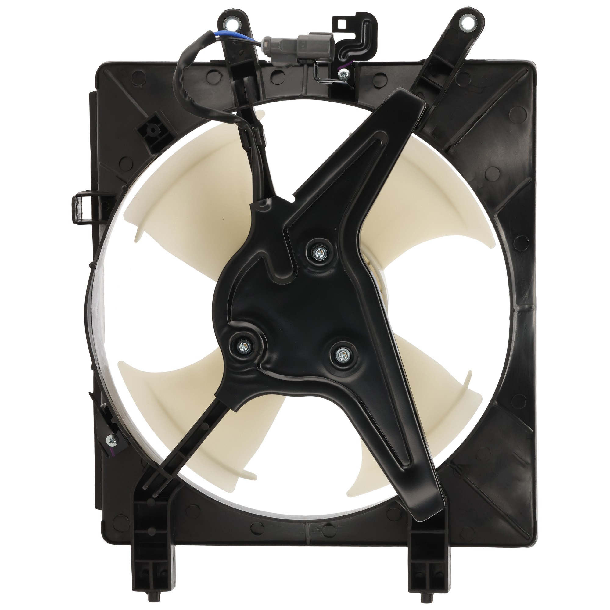 A/C Condenser Fan - Driver Side Fan Blade, Motor and Shroud, 4 Cyl., 1.7L Engine