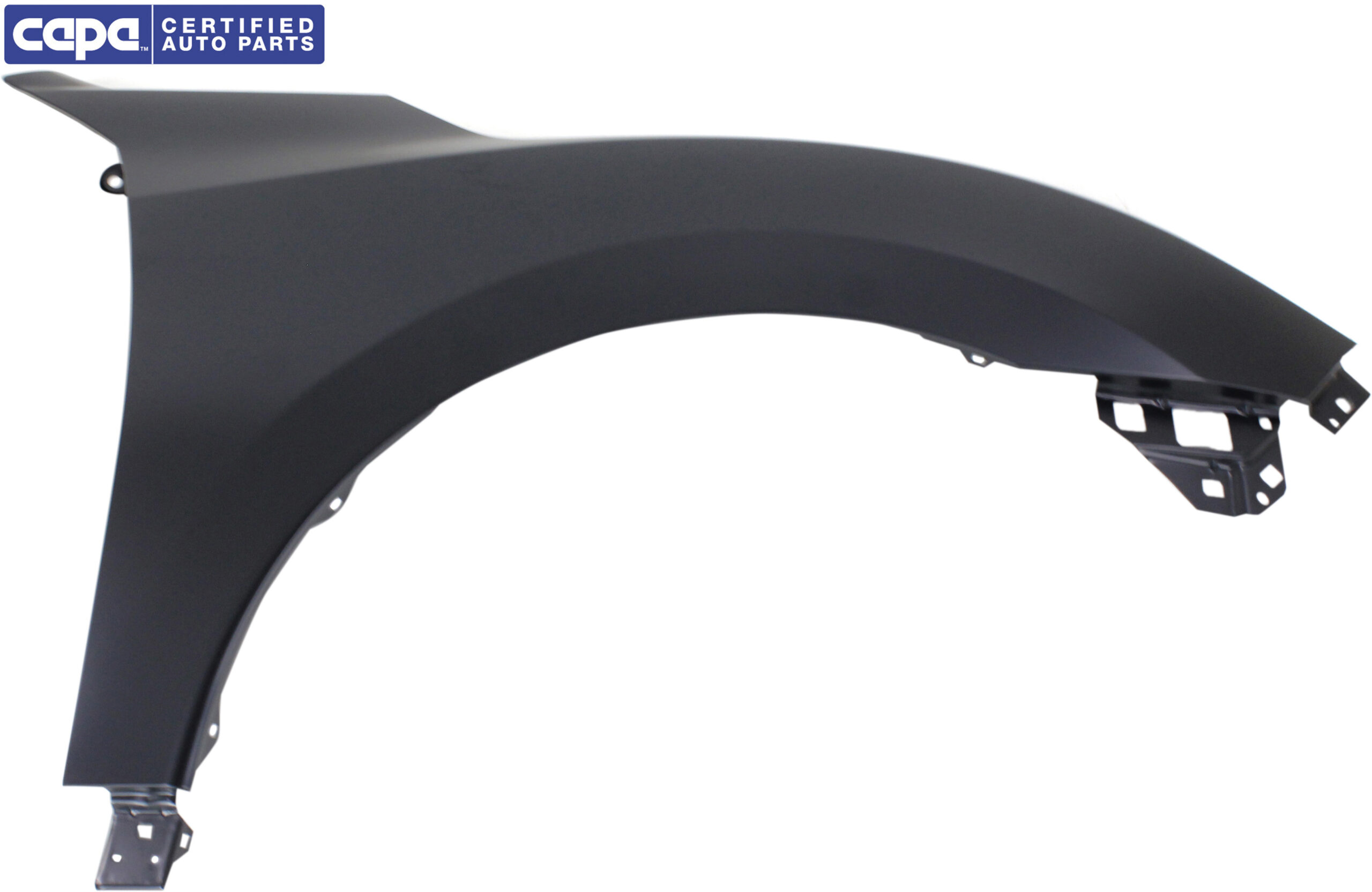 Front, Passenger Side Fender, 2-Door, Coupe/4-Door, Sedan, Without Light Hole, CAPA CERTIFIED - Image 4