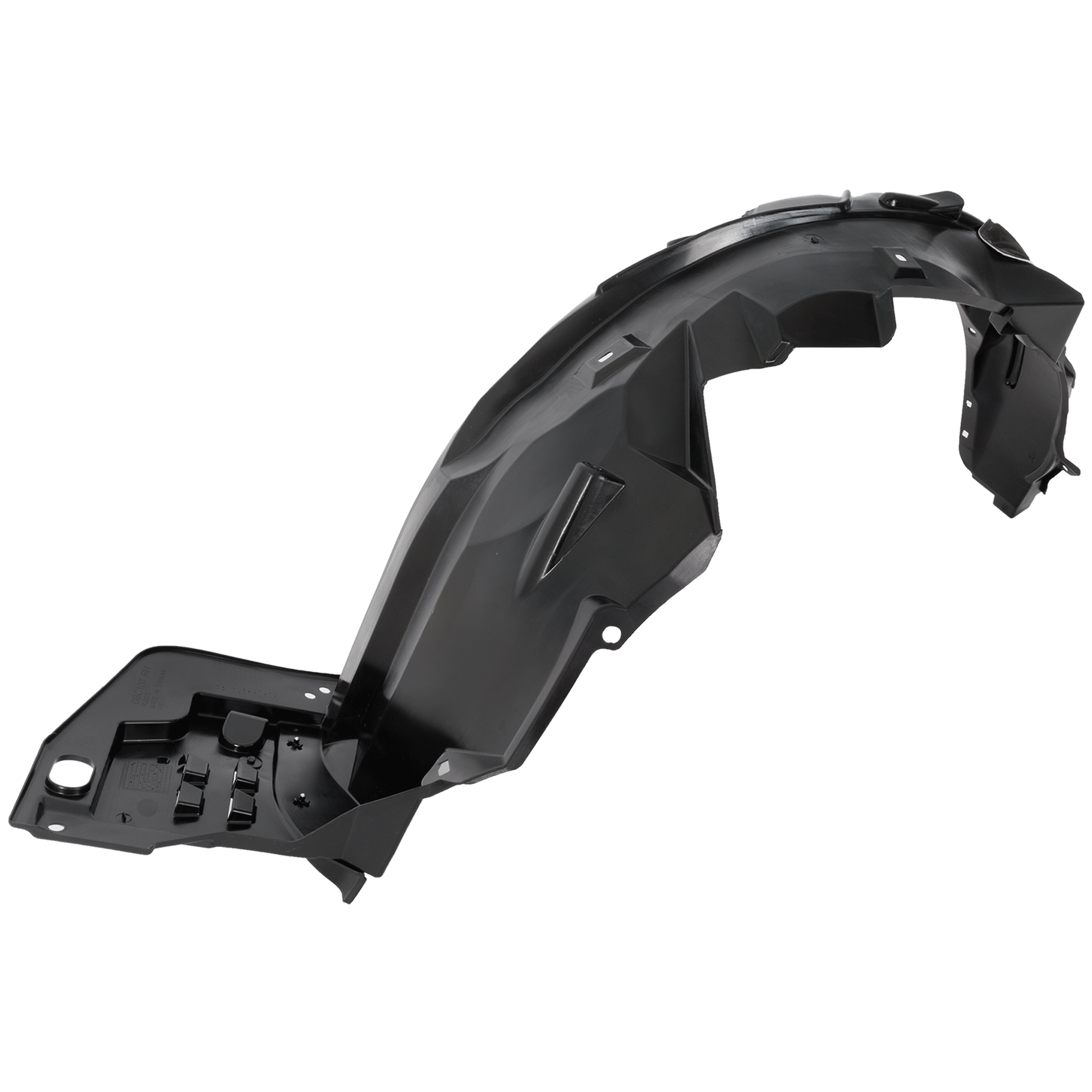 Front, Passenger Side Fender Liner, (Sedan, USA/Canada Built Vehicle)/(Coupe), CAPA CERTIFIED - Image 3