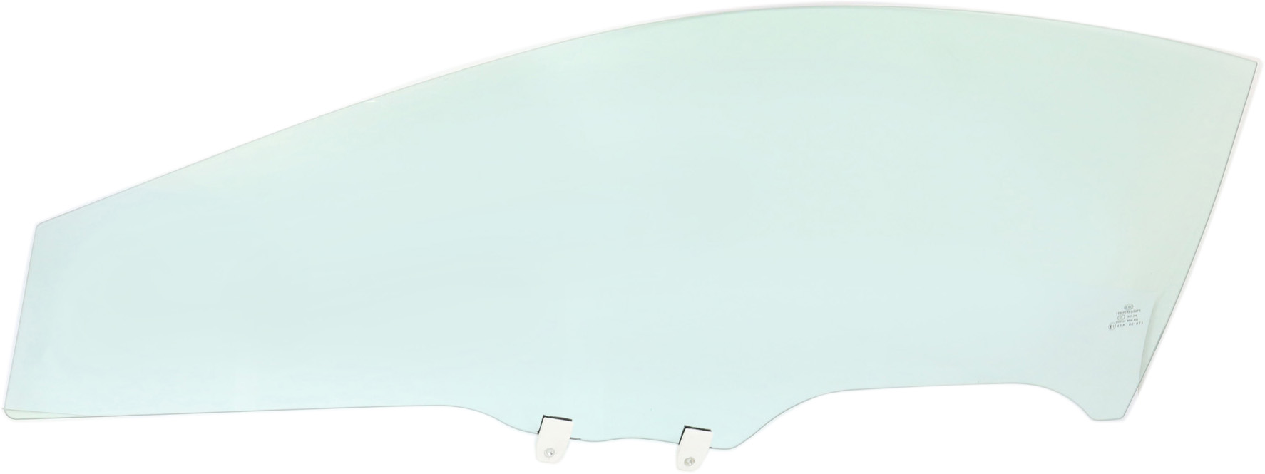 Front, Driver Side Door Glass, Green Tint, 2-Door, Coupe, Replaces NAGS No. FD22689 GTYN
