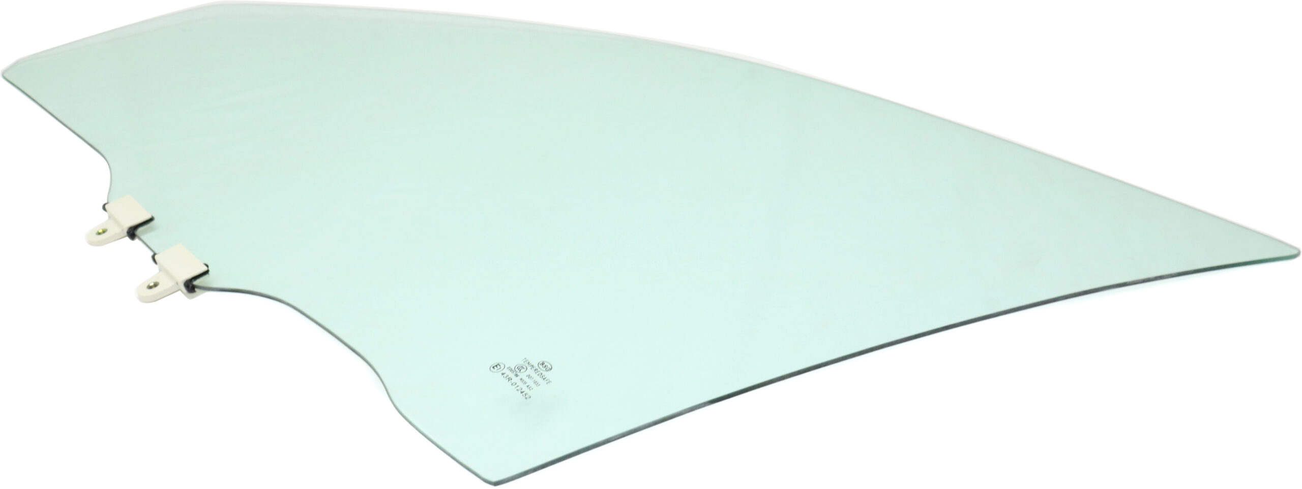 Front, Driver Side Door Glass, Green Tint, With Clips, 4-Door, Sedan, Canada/USA Built Vehicle, Replaces NAGS No. FD21061 GTYN - Image 2