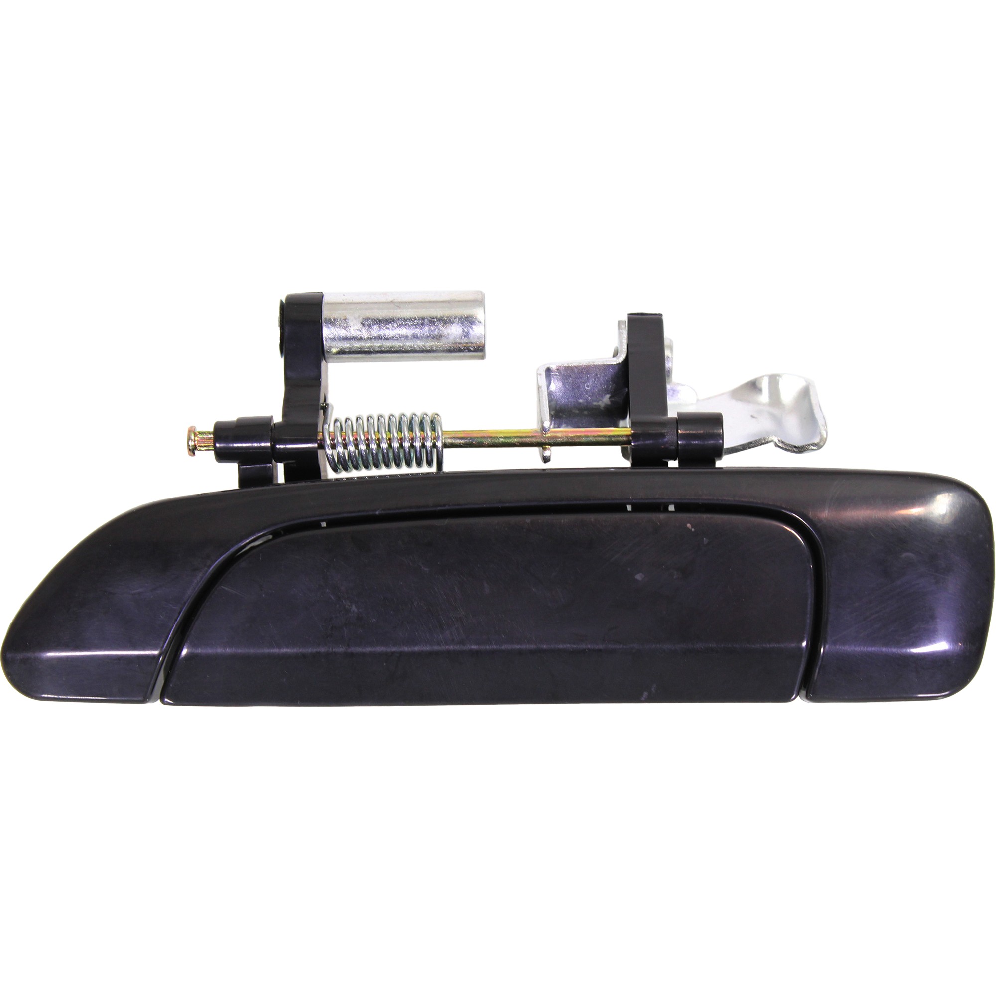 Rear, Driver Side Smooth Black Exterior Door Handle, Without Key Hole