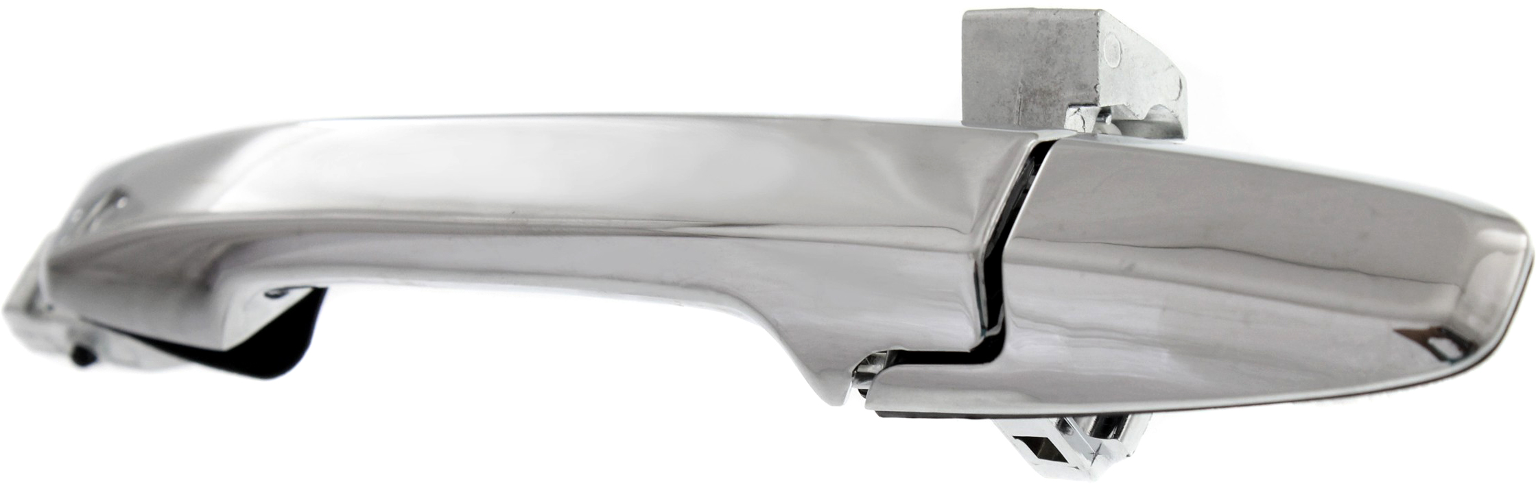 Rear, Driver Side Chrome Exterior Door Handle, Without Key Hole - Image 2