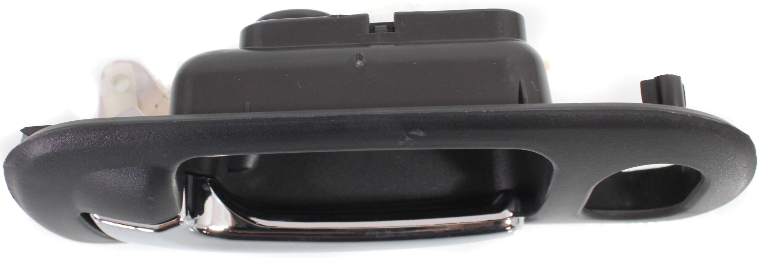 Front, Driver Side Chrome Lever with Black Bezel Interior Door Handle, With Door Lock Hole, Sedan - Image 5