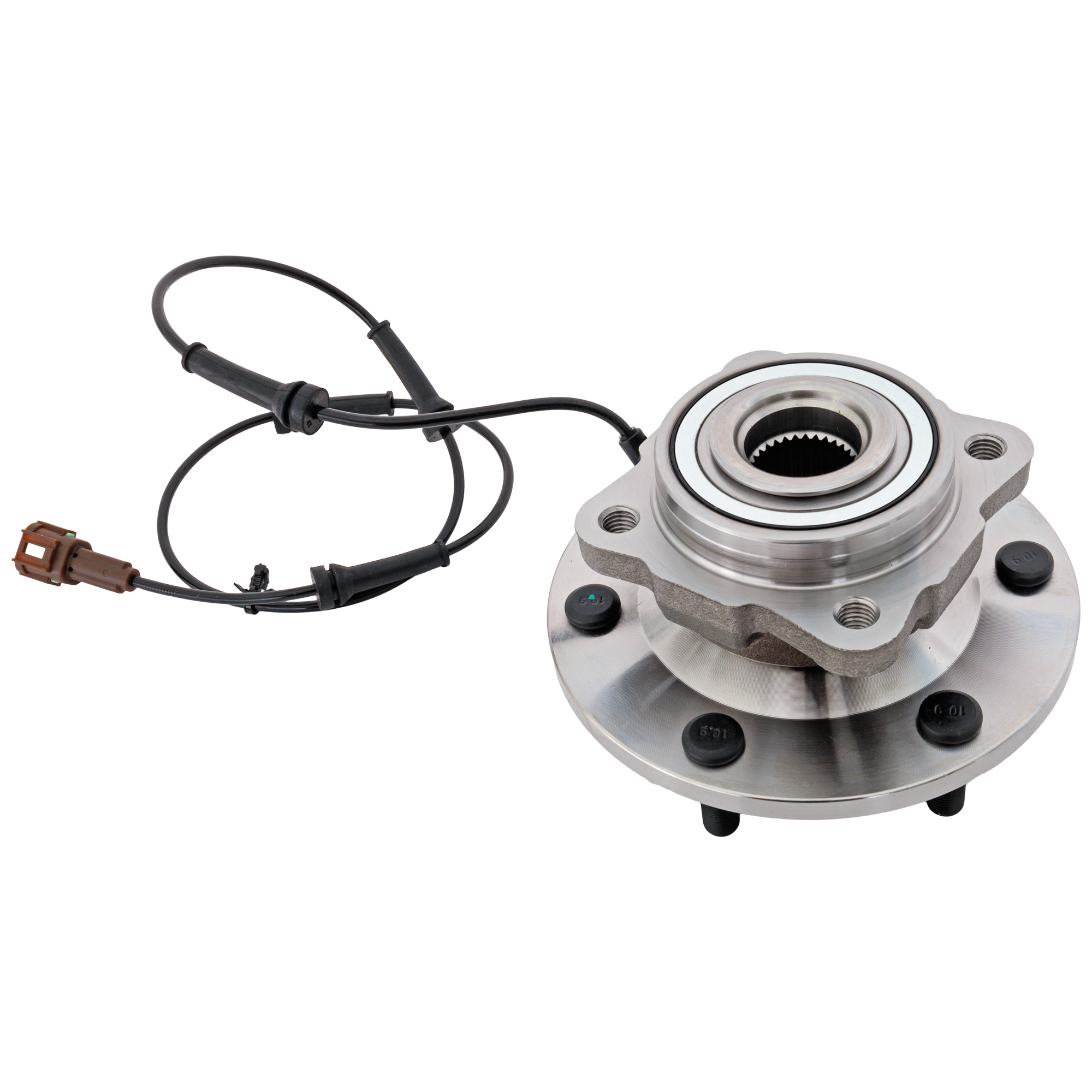 Rear, Driver or Passenger Side Wheel Hub, With Bearing, With Sensor, 6 in. x 5.5 in. Bolt Pattern - Image 2