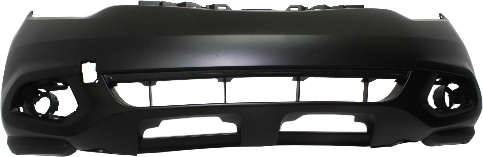Front Primed Bumper Cover 3.5L, 6Cyl, With Fog Light Holes, Without parking aid sensor holes, With tow hook hole