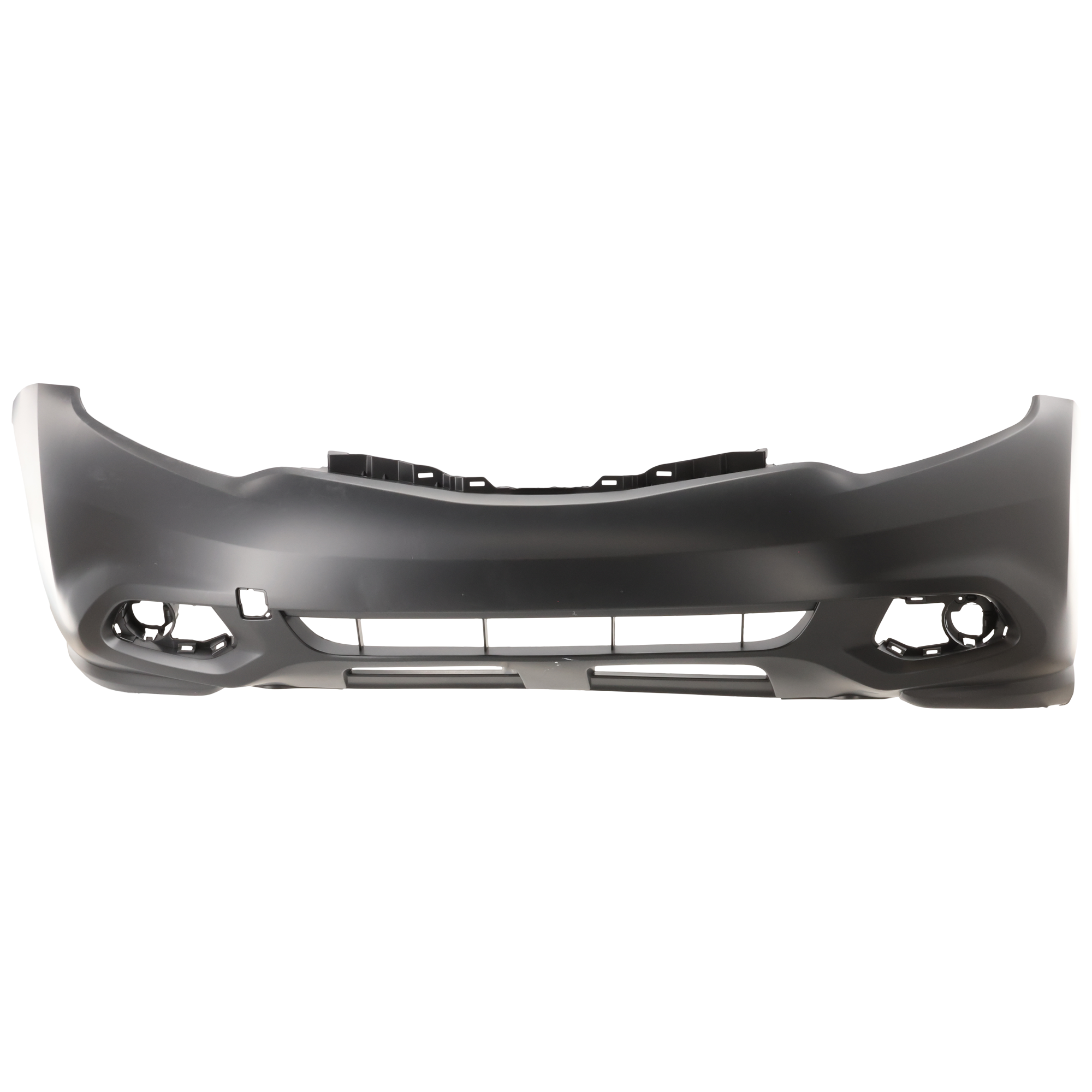 Front Primed Bumper Cover 3.5L, 6Cyl, With Fog Light Holes, Without parking aid sensor holes, With tow hook hole, CAPA Certified - Image 2