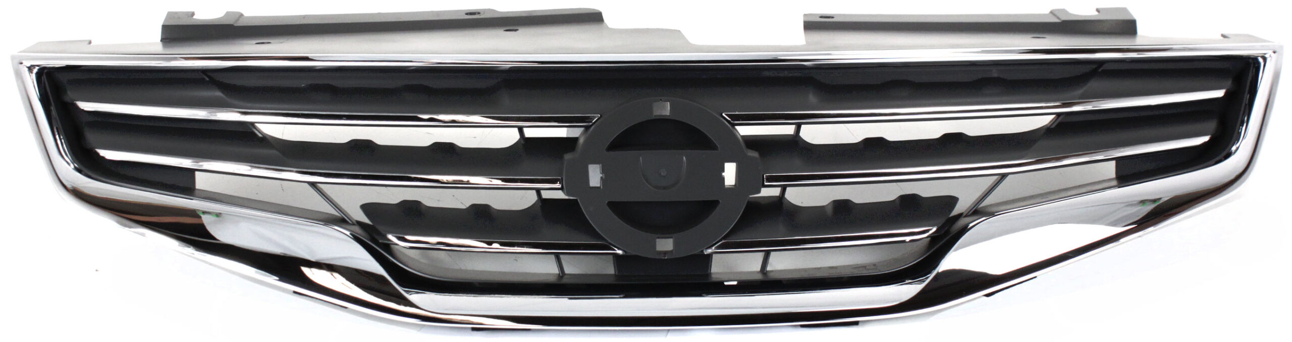 Grille Shell and Insert, Chrome Shell with Black Insert