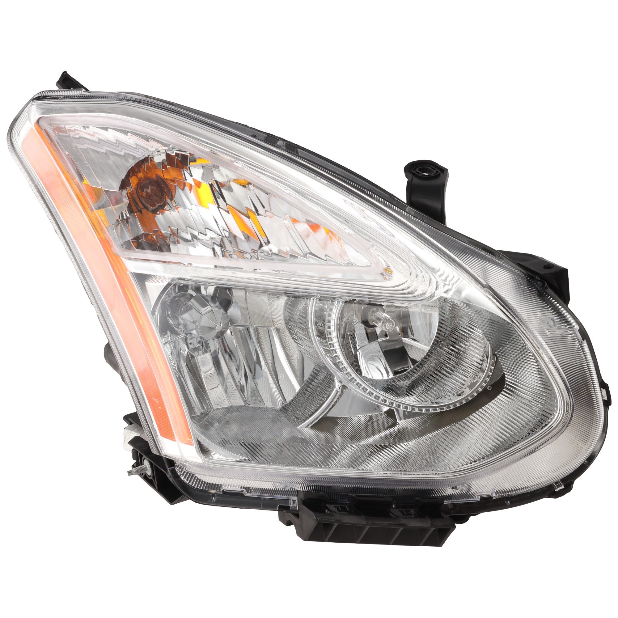 Passenger Side Headlight, with Bulb, Halogen, Clear Lens, 4 Cyl., 2.5L Engine