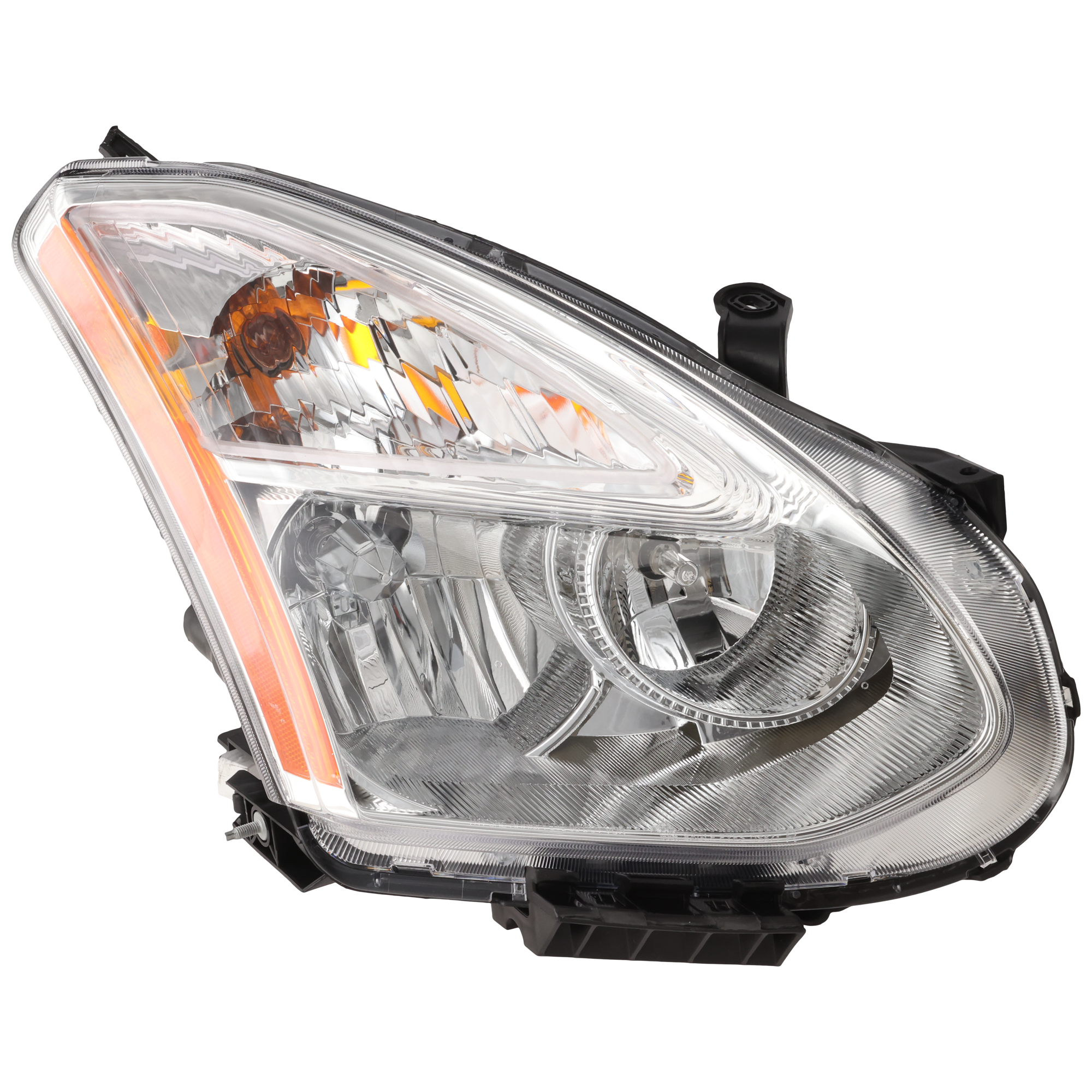 Passenger Side Headlight, with Bulb, Halogen, Clear Lens, 4 Cyl., 2.5L Engine - Image 2