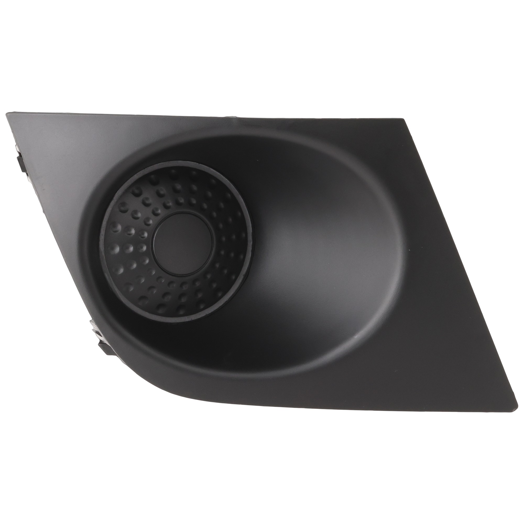 Front, Passenger Side Fog Light Cover, Black