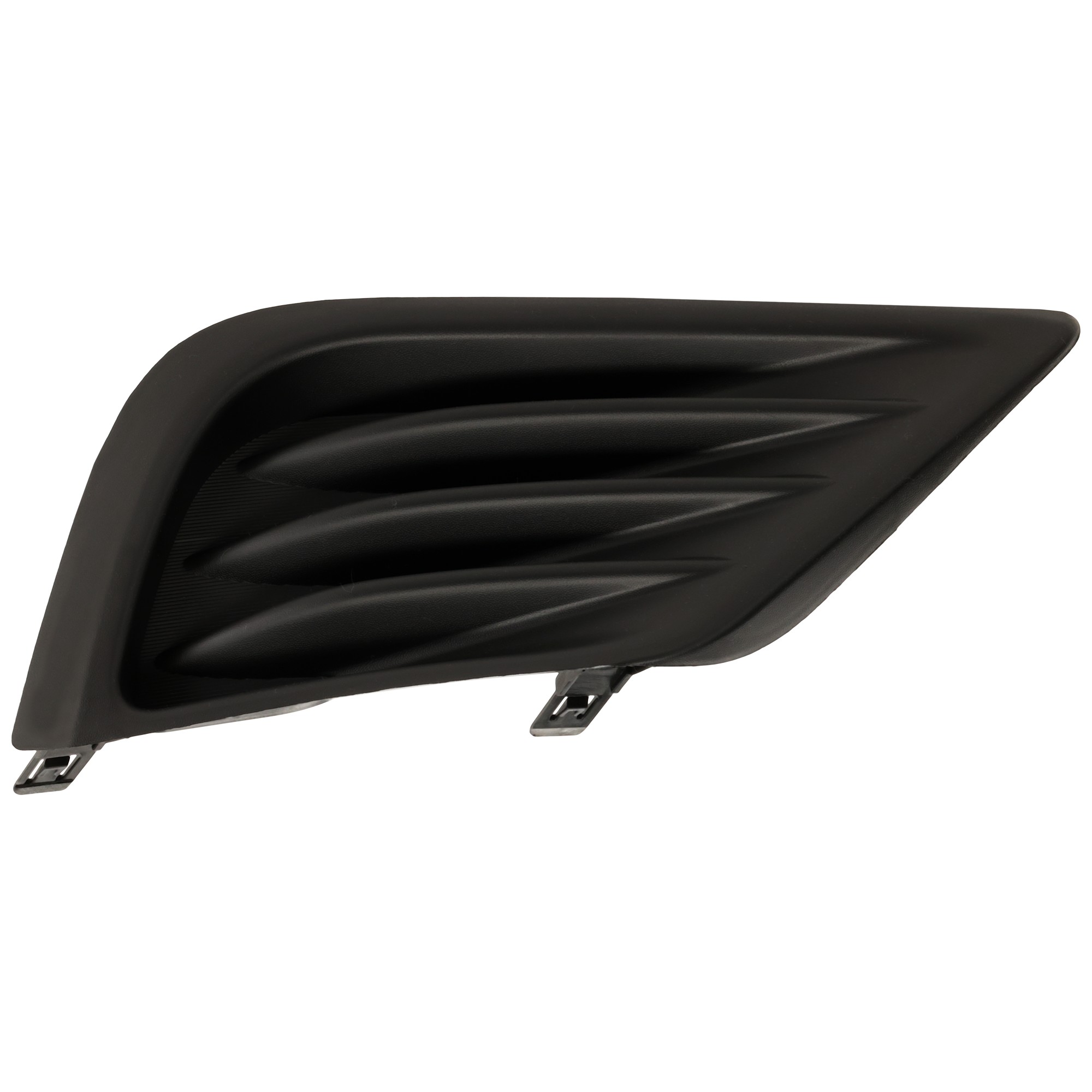 Front, Passenger Side Fog Light Cover, Textured Black